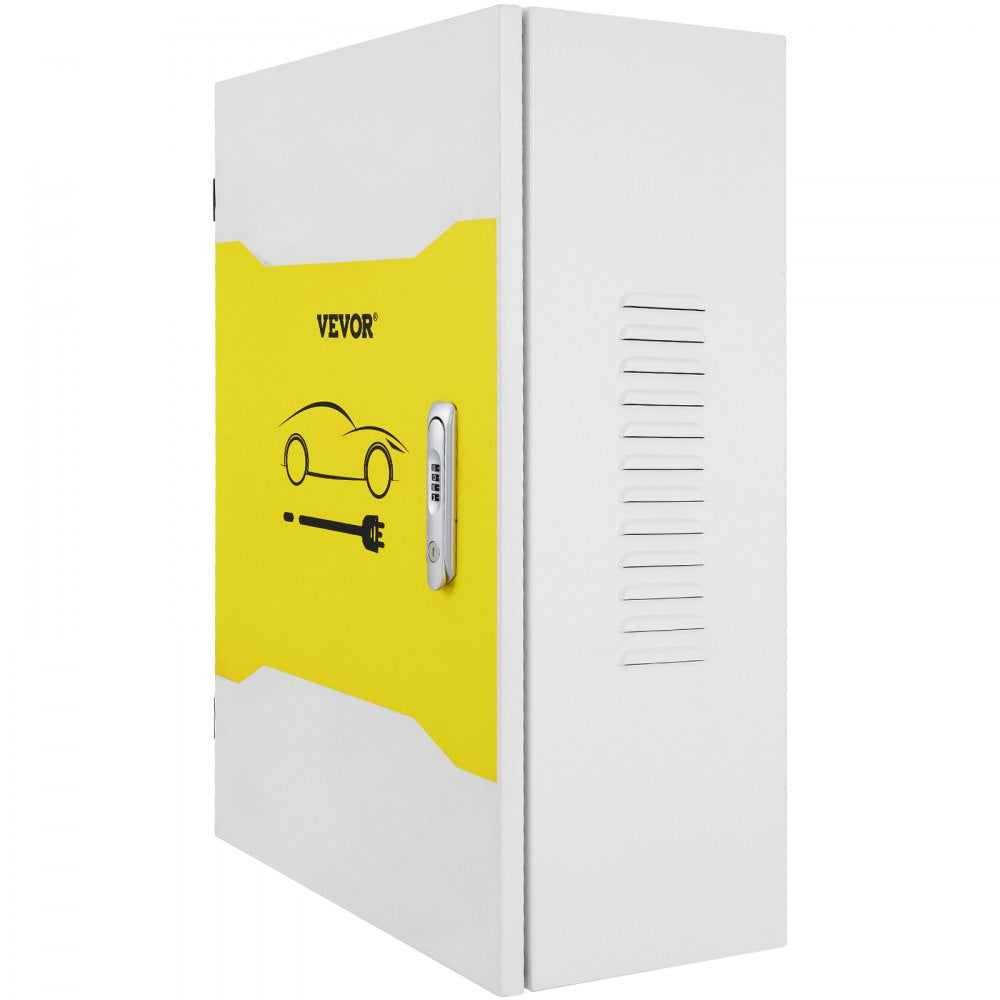 VEVOR Tesla Charger Station Box, 28 x 20 x 10", Outdoor Cable Box Charging Box Cable Organizer, IP32 Waterproof Dustproof Cool Roll Steel Electrical Enclosure Box, for Tesla Wall Connector