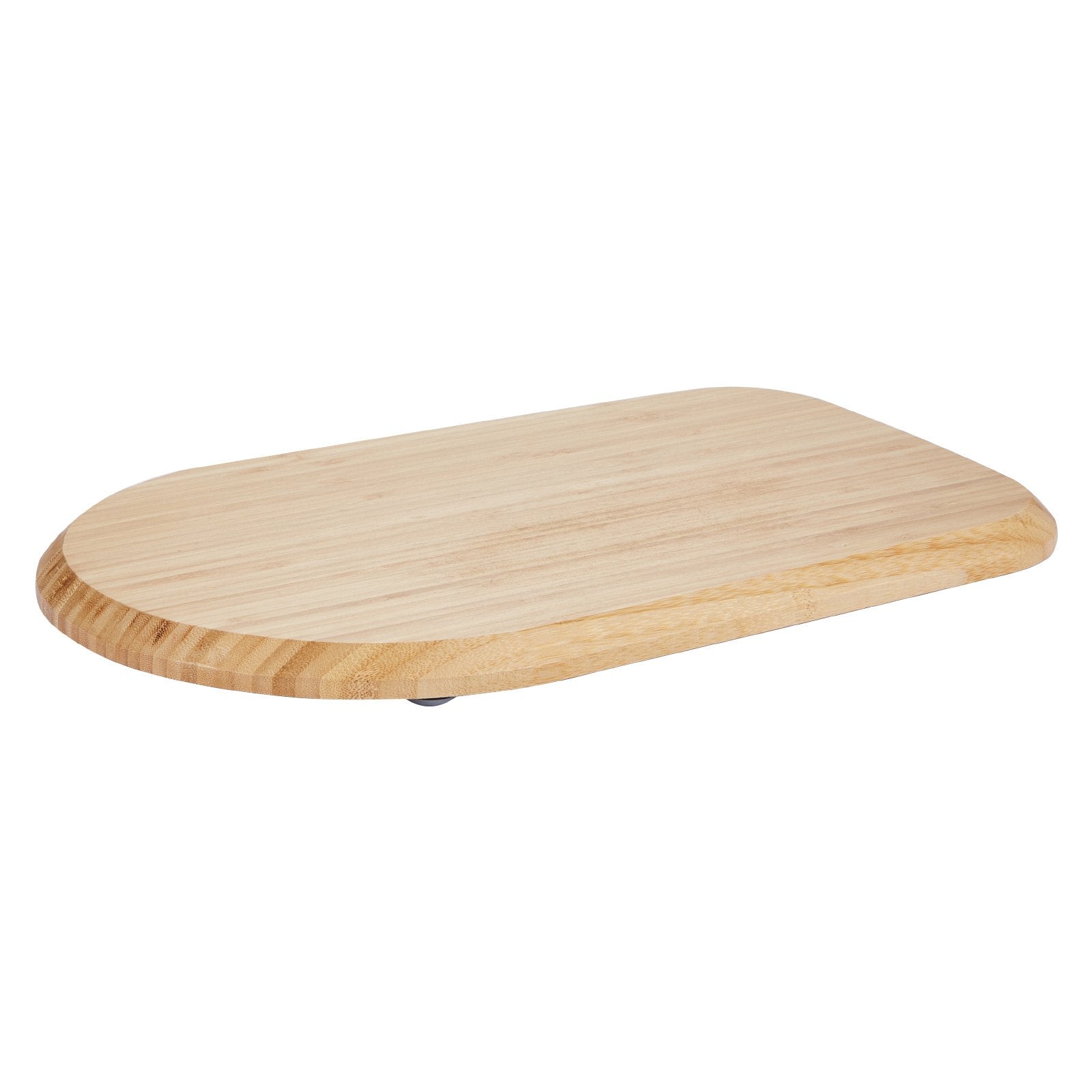 Oval Mixer Slider for 4.5-5 Qt Stand Mixers, 14.5x9.4-Inch, Natural Wood Appliance Tray with PTFE Feet for Easy Kitchen Countertop Movement