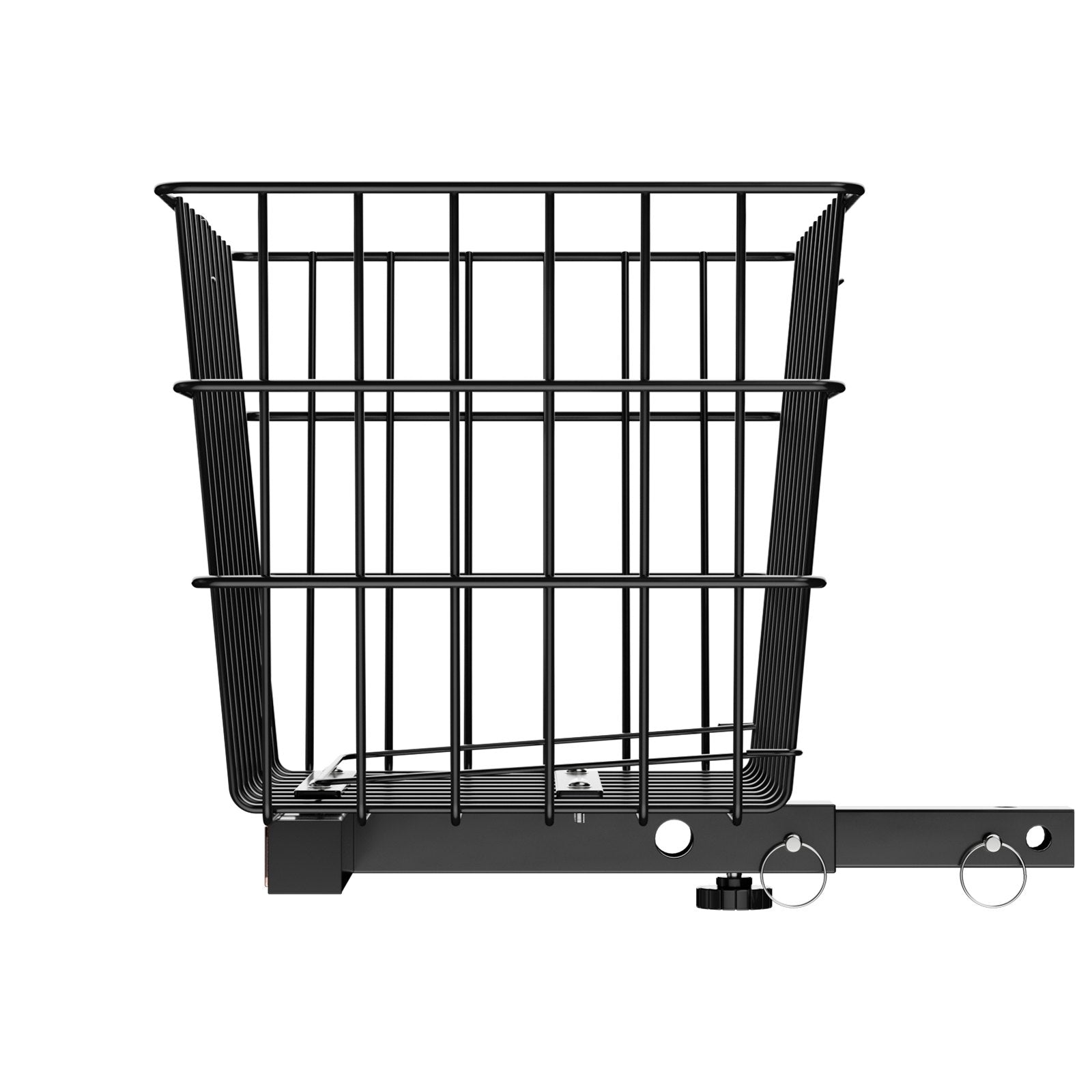 Heavy Duty Metal Wire Rear Basket for Mobility Scooters - Spacious Cargo, Easy Install, 1-inch Receiver, Rust-Resistant, Ideal for Groceries & Pets