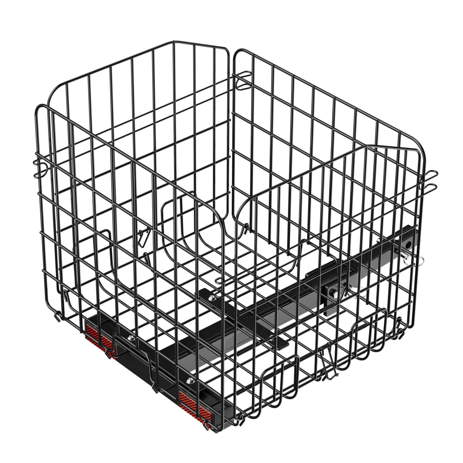 Foldable Heavy Duty Rear Scooter Basket for Groceries & Pets, Fits 1-Inch Receiver, Compatible with Golden, Drive, Pride Mobility Models