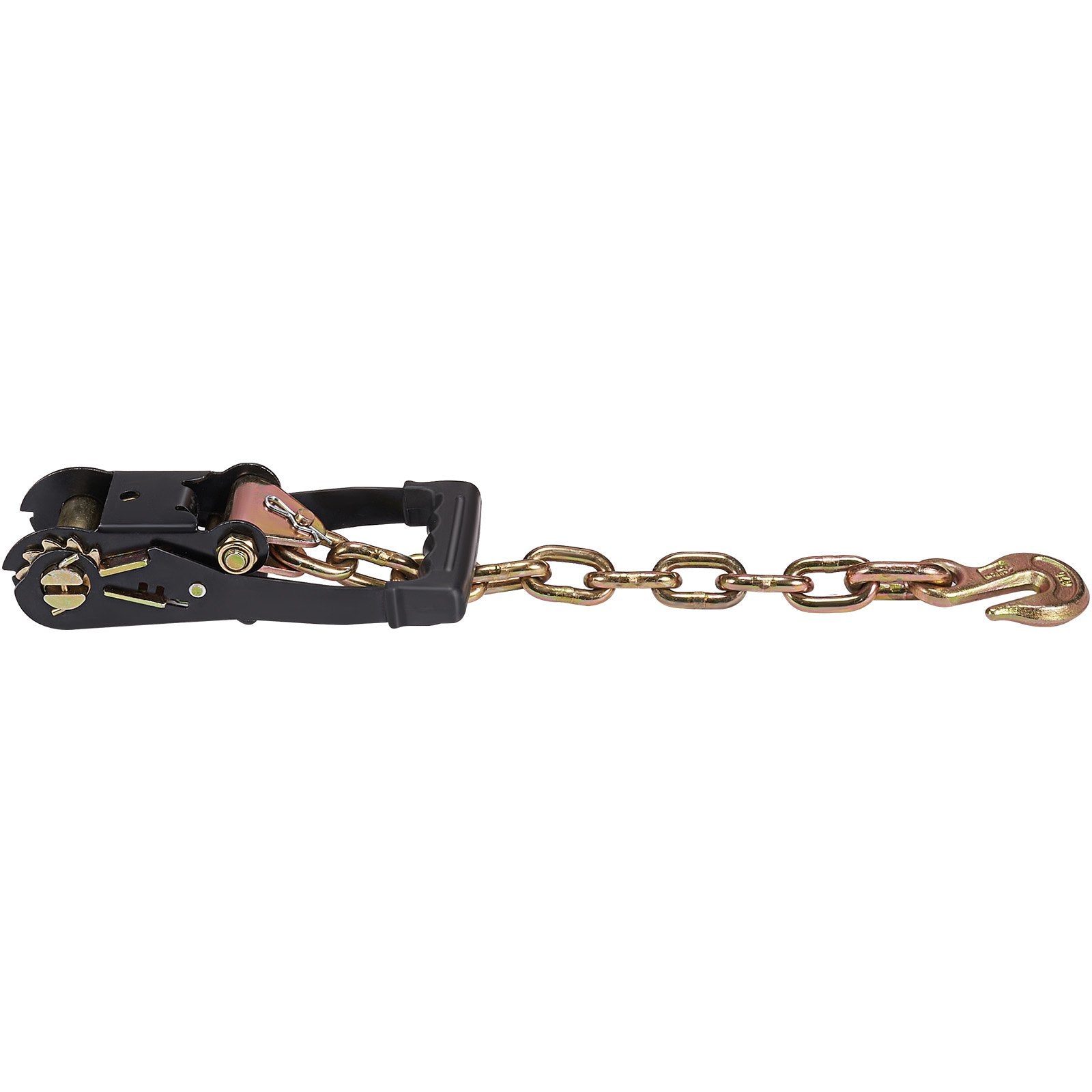 Heavy-Duty Car Tie Down Straps with Chain Hooks for Trailers – High Capacity, Durable Polyester, Secure and Easy Operation, 5865 lbs Capacity