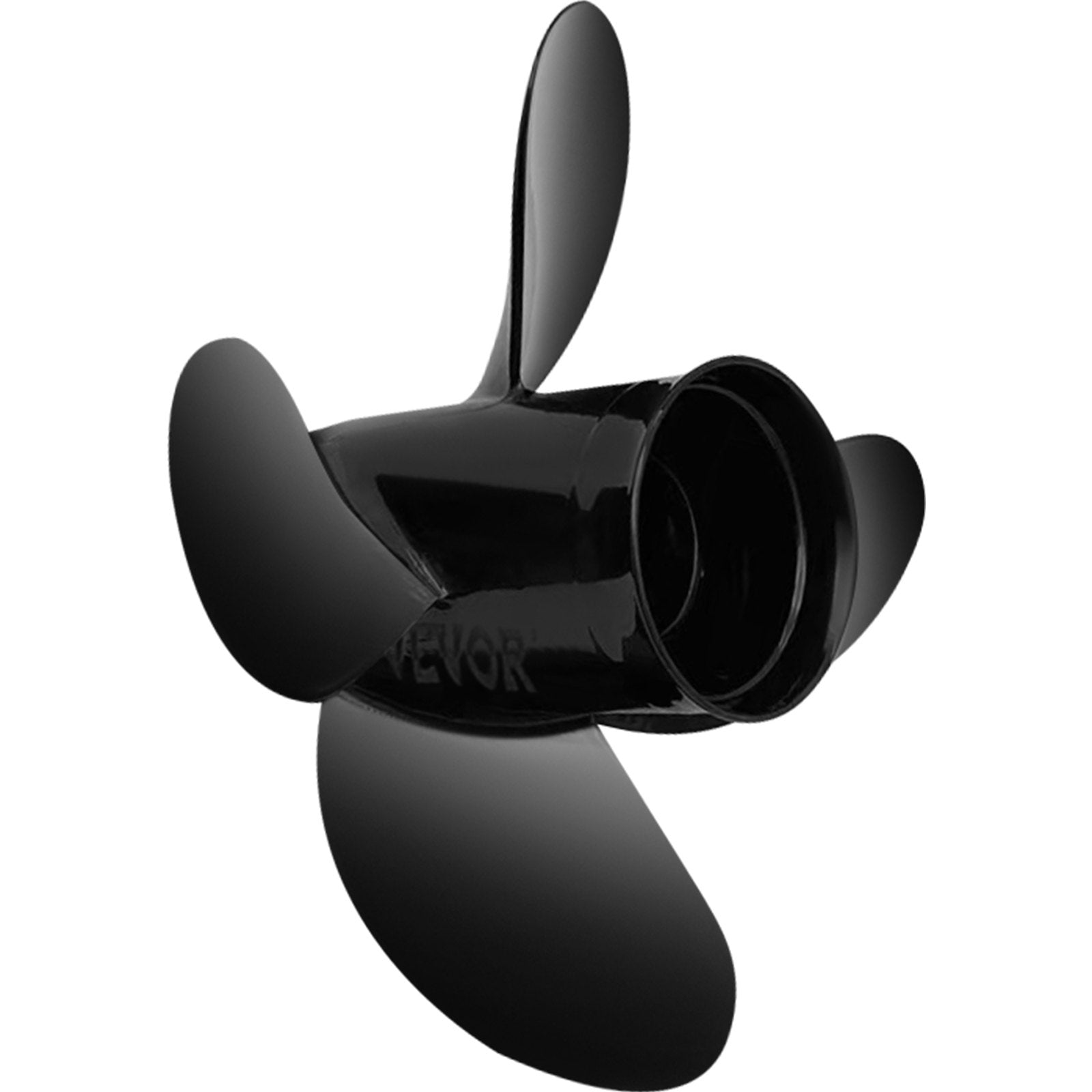 High-Performance 4-Blade Aluminum Boat Propeller, 14"x19", Fits 135-300HP Outboards & Stern Drives, OEM Replacement 48-8M0084495