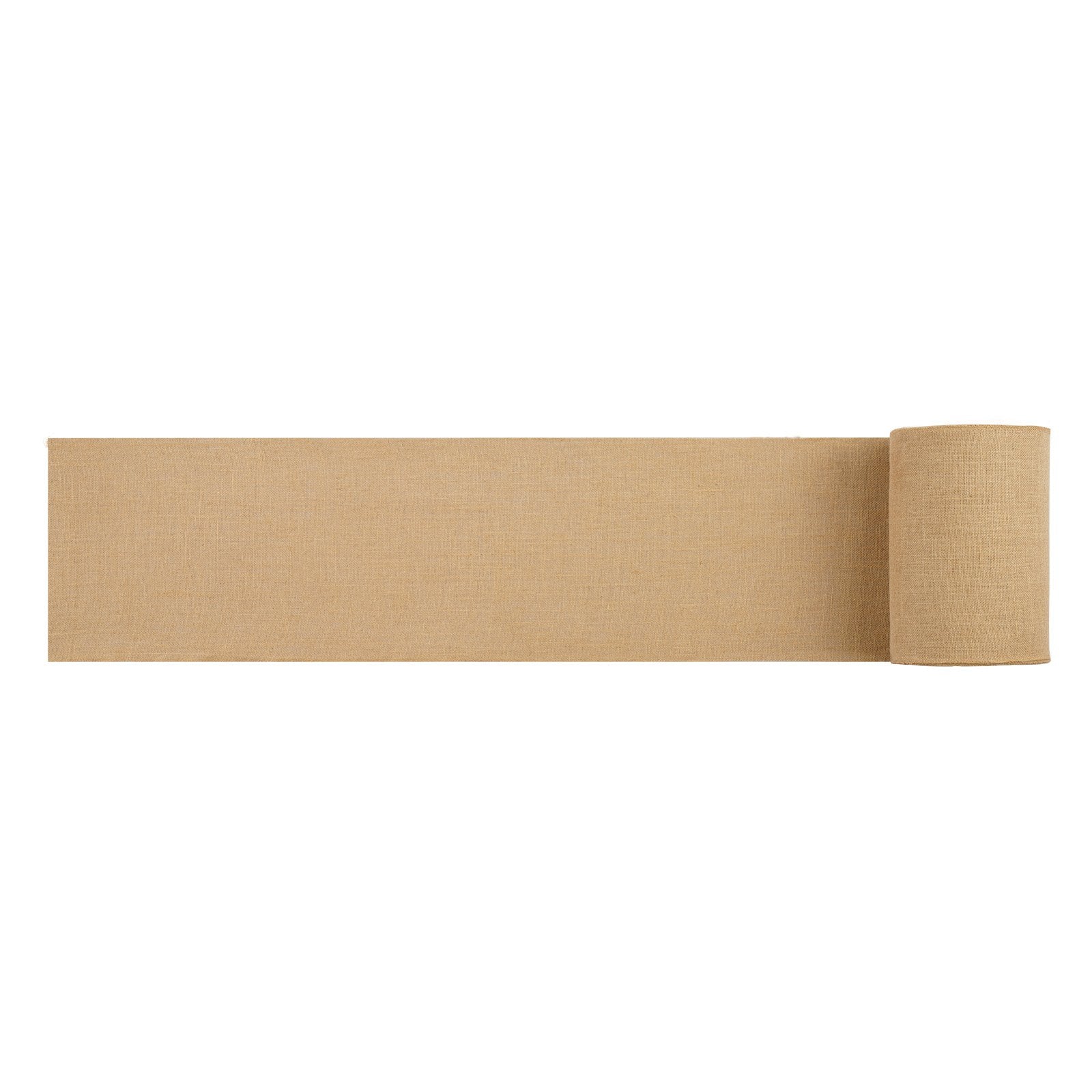 Natural Burlap Fabric Roll 14"x150ft for Crafting, Wedding Decor, Gardening, Winter Tree Cover, Eco-Friendly Jute Material
