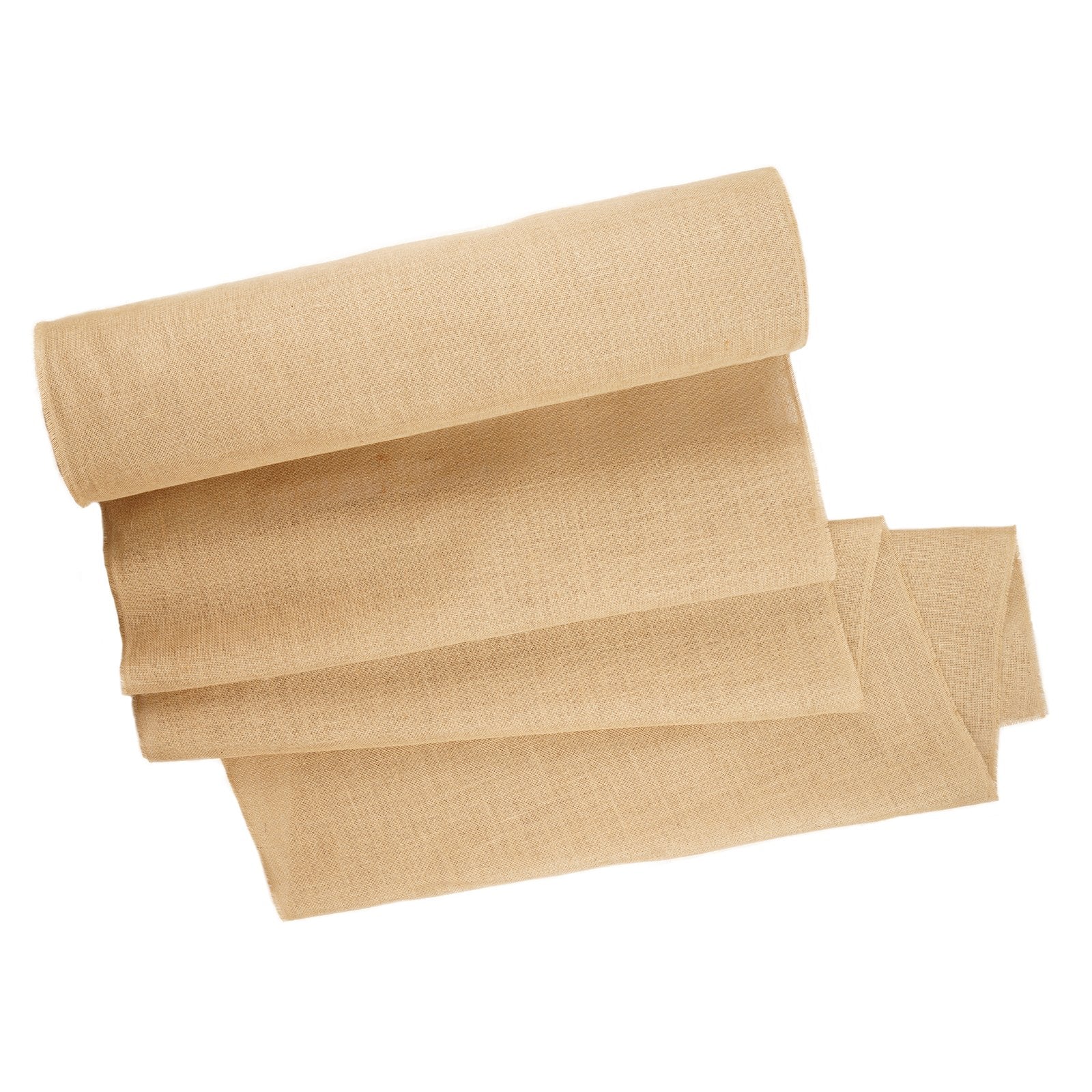 Natural Burlap Fabric Roll - 36"x150' & 50"x50" High Density Jute for Crafts, Weddings, Gardening, Winter Plant Cover, DIY Decor & More