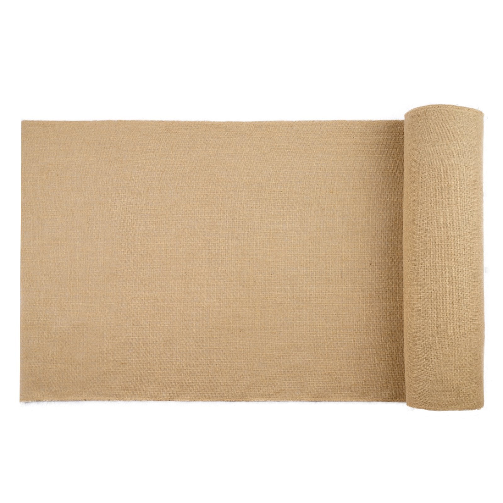 Natural Burlap Fabric Roll - 36"x150' & 50"x50" High Density Jute for Crafts, Weddings, Gardening, Winter Plant Cover, DIY Decor & More