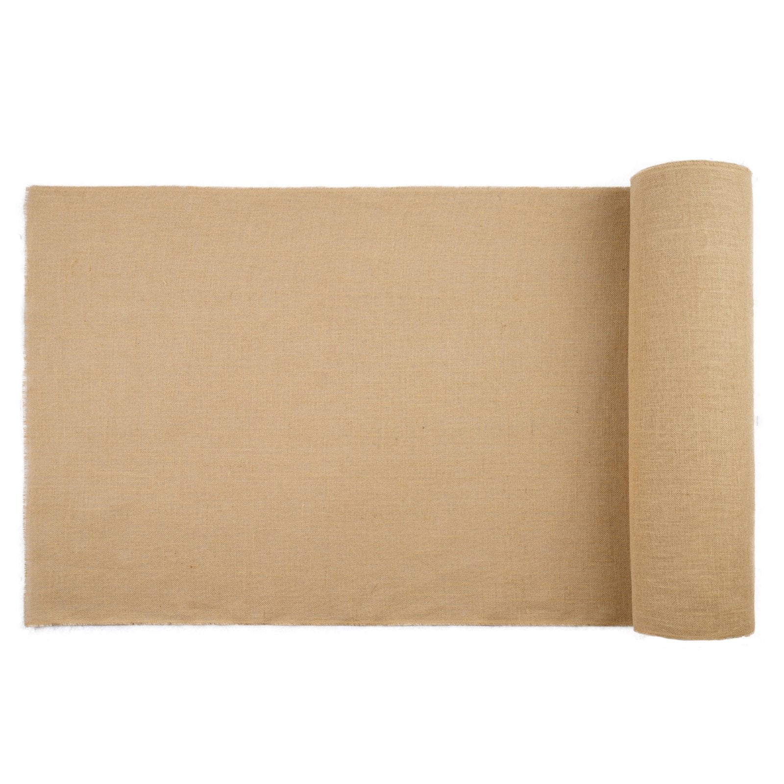 Natural Burlap Fabric Roll 40"x75' & 50"x50" High Density, Jute for Crafts, Wedding Decor, Gardening, Tree Wrap, Eco-friendly, Easy to Cut and Sew