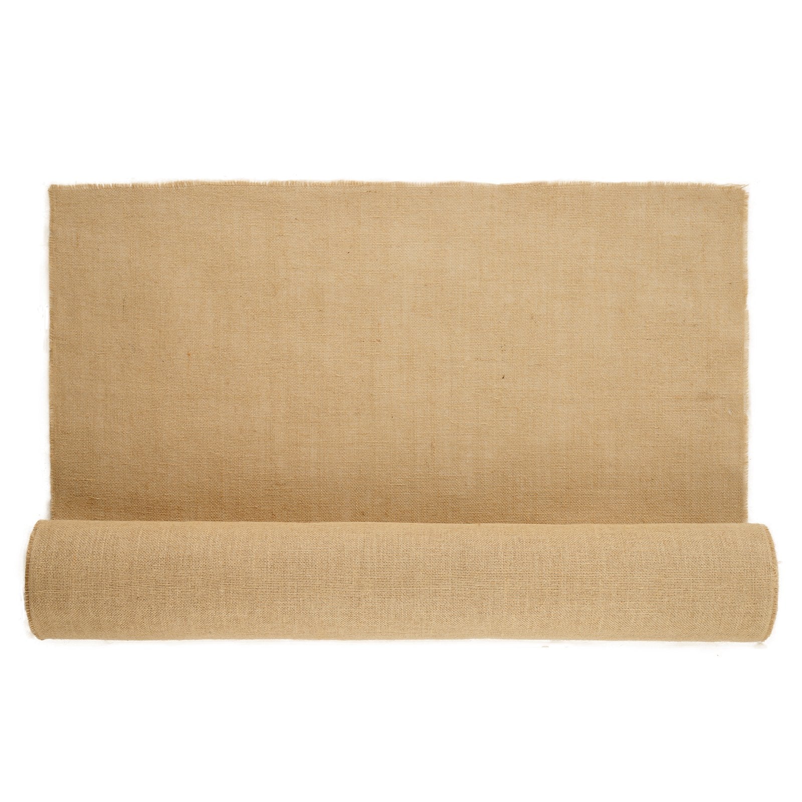 Natural Burlap Fabric Roll 40"x75' & 50"x50" High Density, Jute for Crafts, Wedding Decor, Gardening, Tree Wrap, Eco-friendly, Easy to Cut and Sew