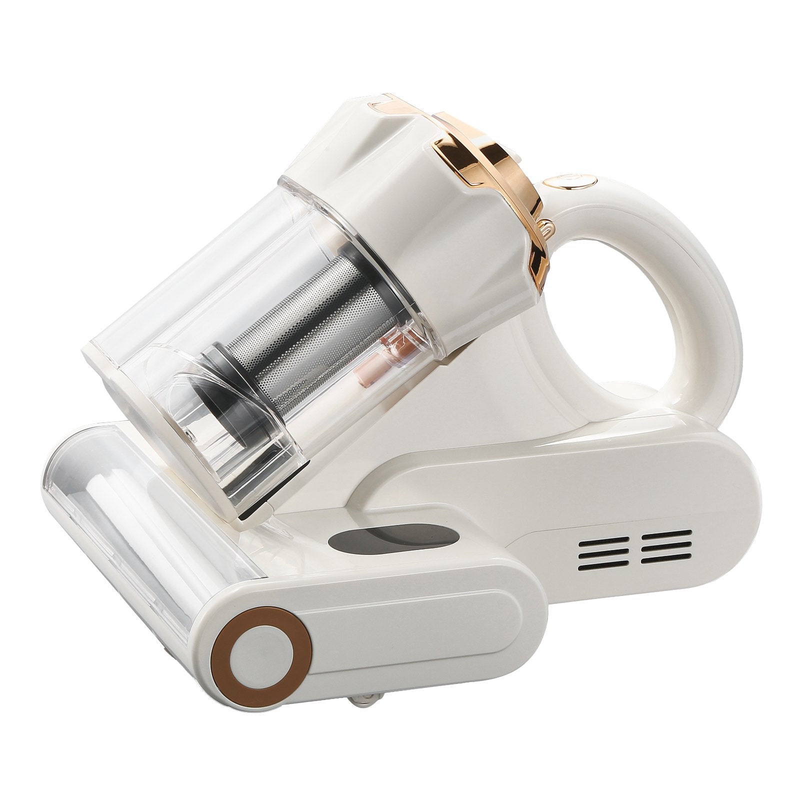 High-Power 550W Mattress Vacuum Cleaner with 18Kpa Suction, Dual Dust Bin, HEPA & Heating, Ultrasound & Cleaning Lights, Handheld for Bed & Sofa