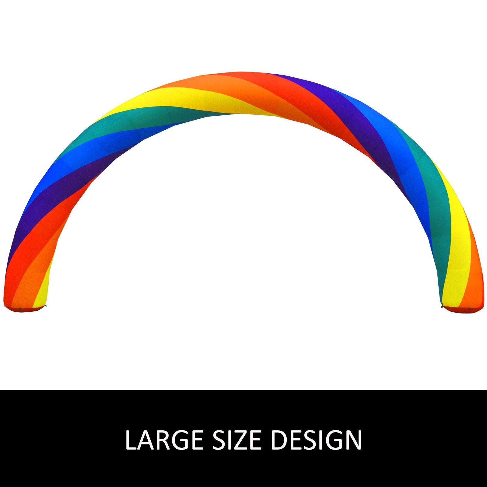 26ft Inflatable Rainbow Arch with 110W Blower - Perfect for Events, Parties, Advertising, Outdoor Celebrations, Waterproof Design