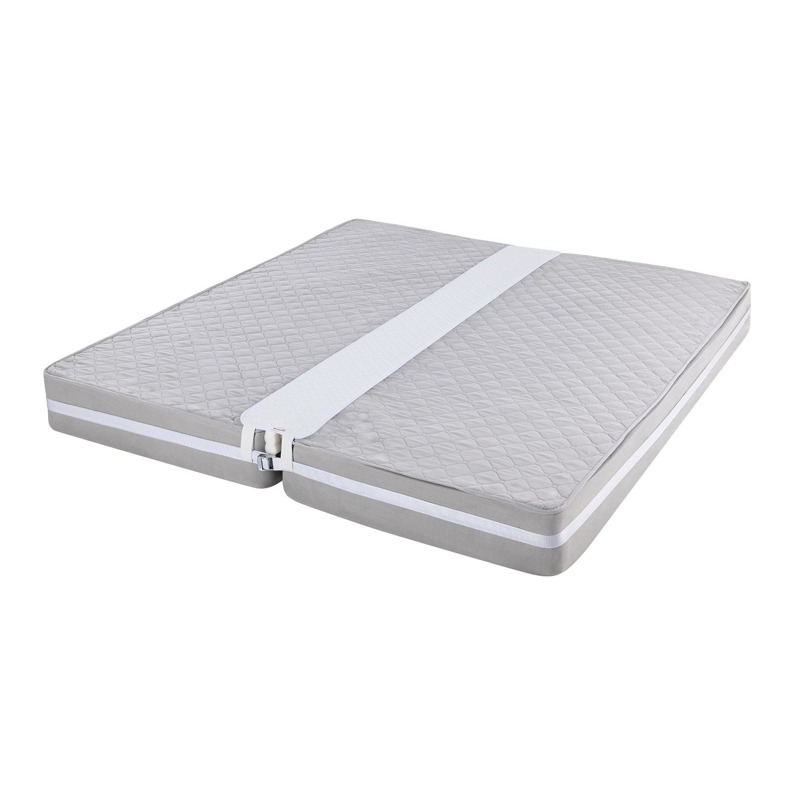 King Bed Bridge Converter Kit - Adjustable Split King Gap Filler with Heavy Duty Strap, Memory Foam Mattress Connector, Easy Setup