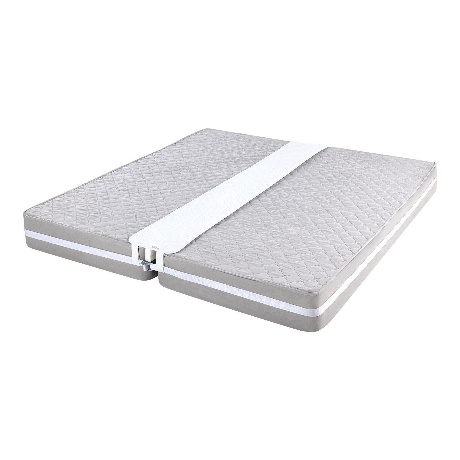 Title: Adjustable Bed Bridge Converter Kit - King Split Gap Filler with Memory Foam & Heavy Duty Strap for Secure Mattress Connection