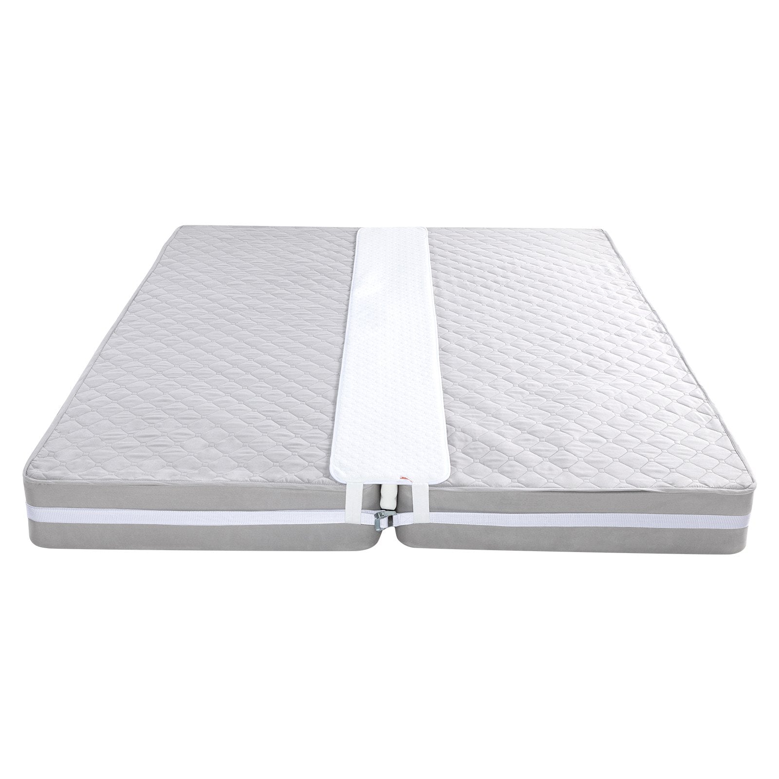 King Bed Bridge Converter Kit - Split King Gap Filler with Heavy Duty Strap, Adjustable Mattress Connector, Memory Foam, 80"x12"