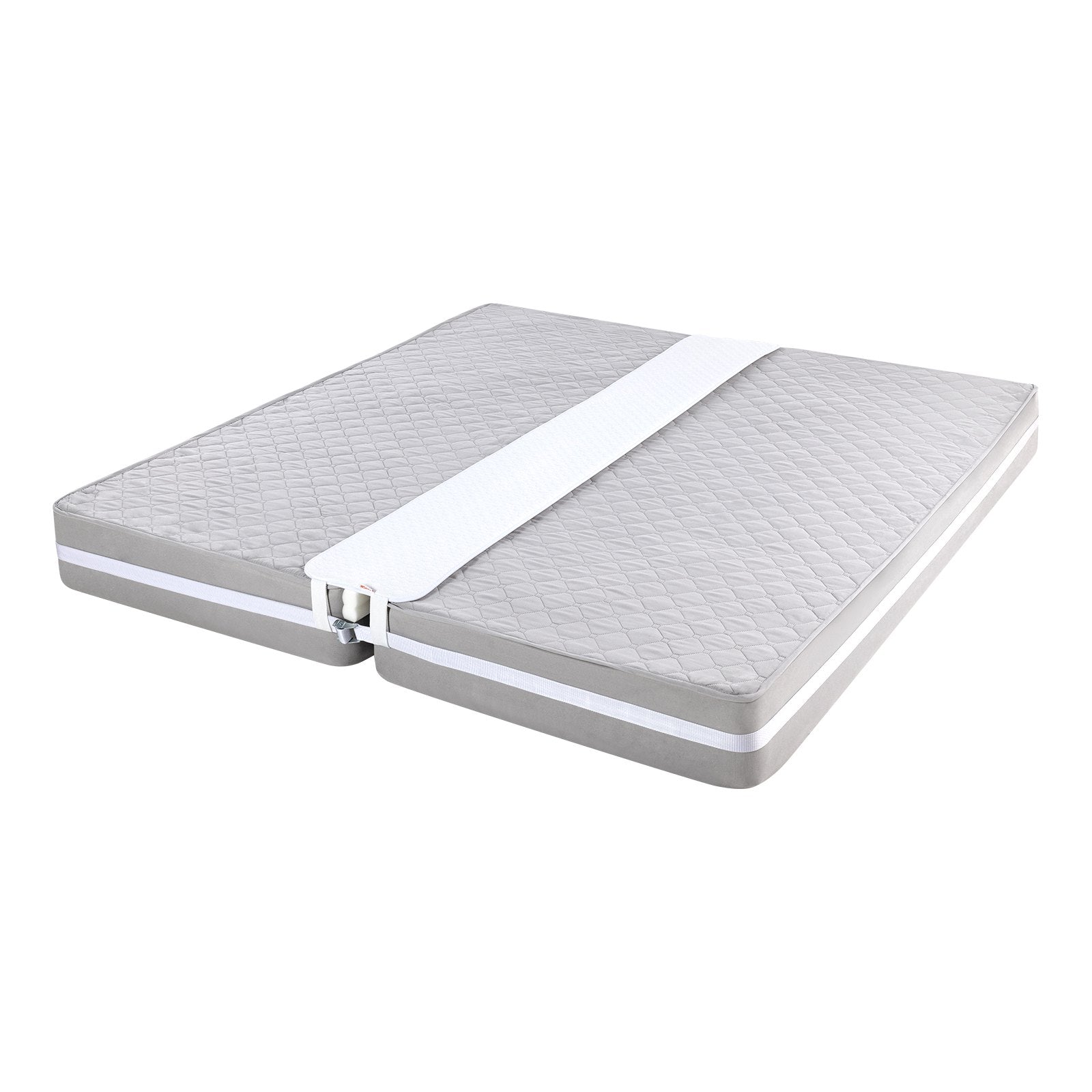 King Bed Bridge Converter Kit - Split King Gap Filler with Heavy Duty Strap, Adjustable Mattress Connector, Memory Foam, 80"x12"