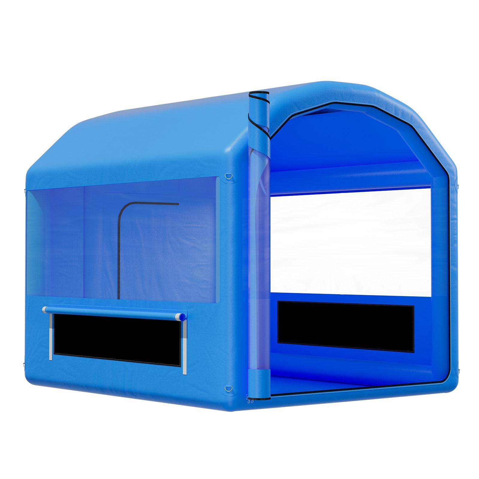 Compact Inflatable Paint Booth 9.84x8.2x8.2 ft with 550W Blower, Air Filter System, Round Roof for Bicycles, Motorcycles & Automotive Painting