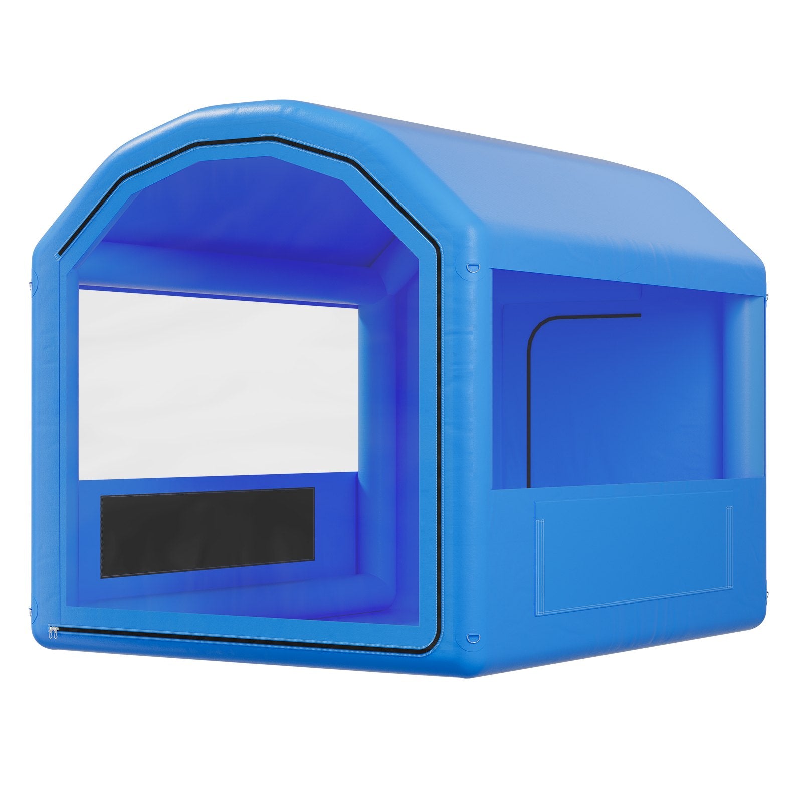 Compact Inflatable Paint Booth 9.84x8.2x8.2 ft with 550W Blower, Air Filter System, Round Roof for Bicycles, Motorcycles & Automotive Painting