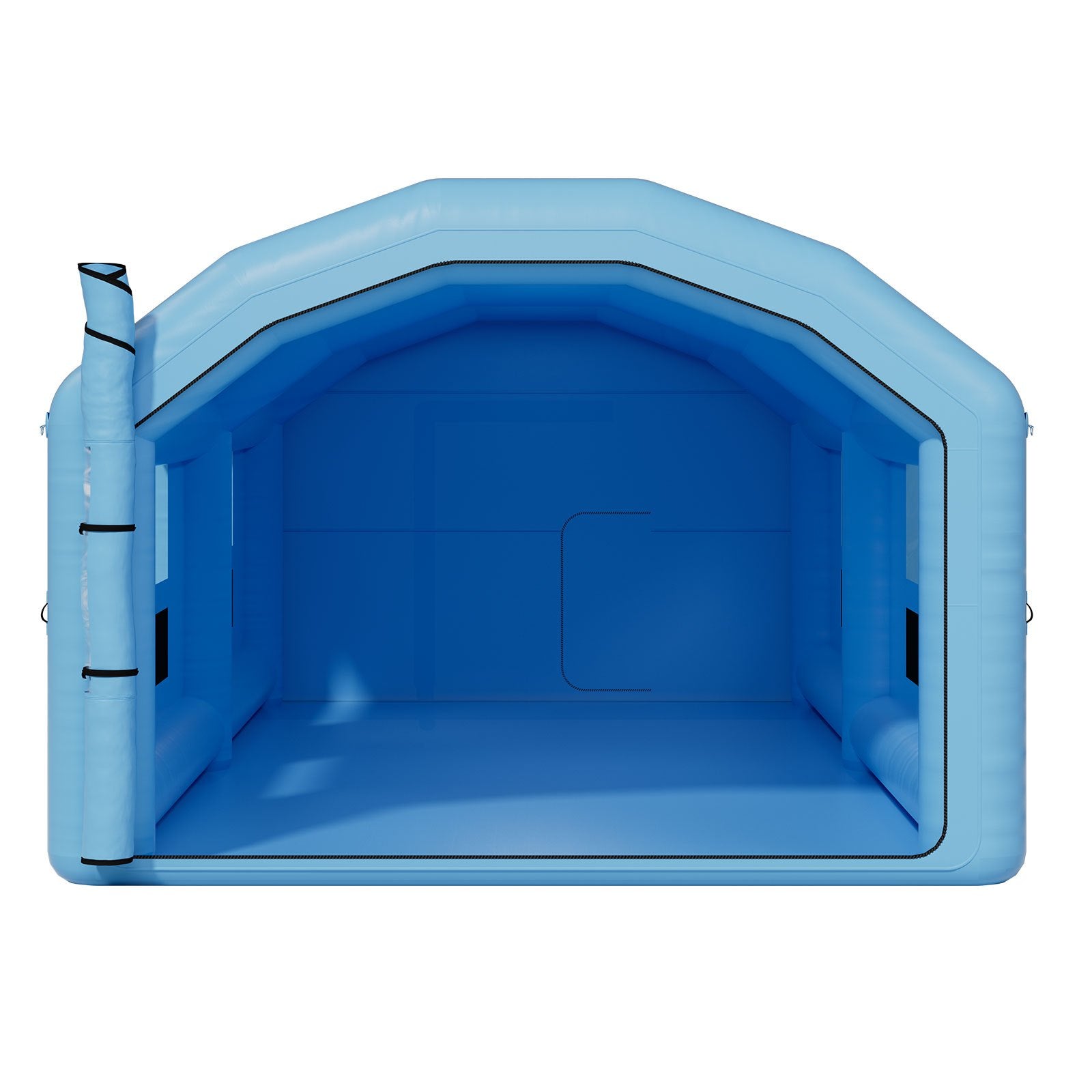 Spacious Inflatable Paint Booth for Cars & Furniture | 32.81 x 19.69 x 13.12 ft Spray Tent with Dual Blowers, Air Filter & Clear PVC Windows