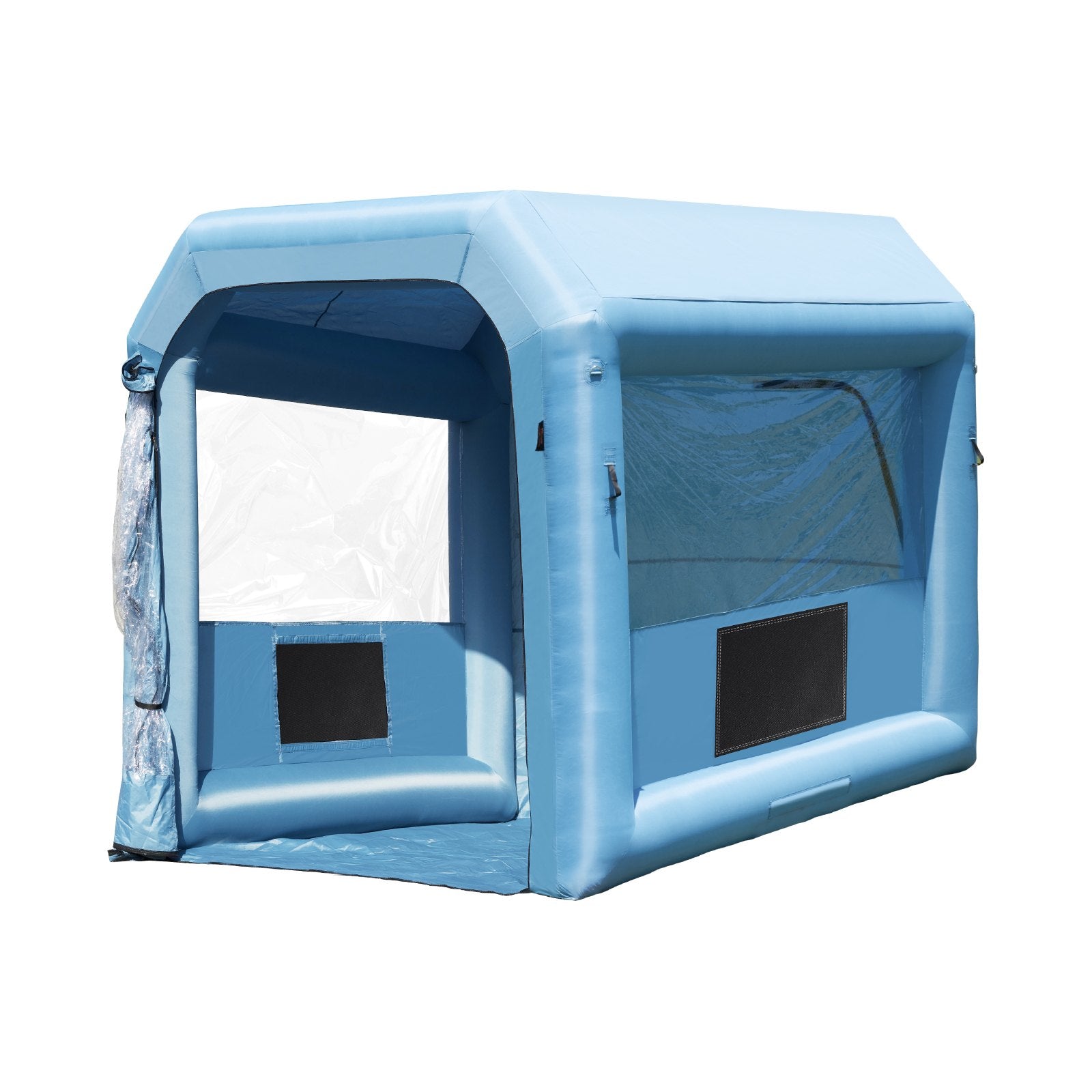 Compact Inflatable Paint Booth with Powerful 550W Blower and Air Filter - Perfect for Motorcycles, Bicycles, and Small Furniture Painting