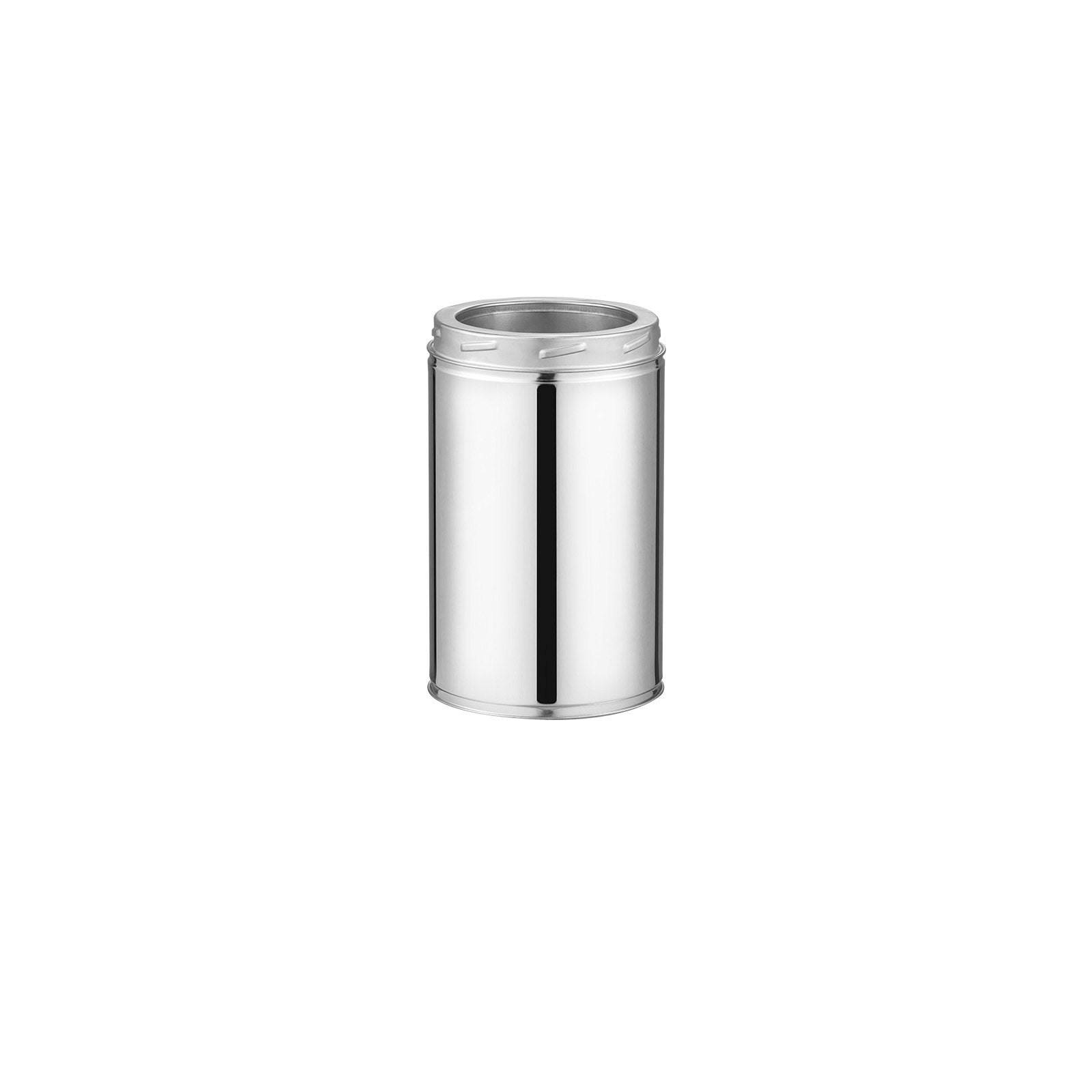 Premium Stainless Steel Double Wall Chimney Pipe, 6x12 inch, Easy Install, Thick Insulation for Indoor/Outdoor, Heat-Resistant, Silver