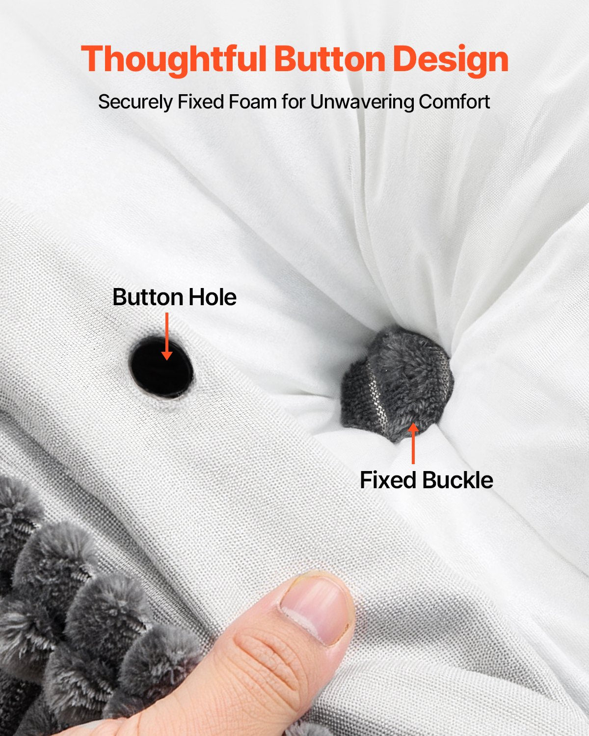 Luxurious King Size Wedge Headboard Pillow with Dual Headrests & Pockets - Soft Grey Velvet for Reading, Gaming, & Relaxing Comfort