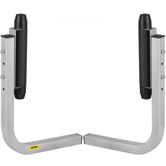 VEVOR Boat Trailer Guide-ons 15.6", 2PCS Trailer Guides with Rubber Rollers, Galvanized Steel Trailer Guide ons, w/ Complete Mounting Accessories, for Ski Boat, Fishing Boat or Sailboat Trailer