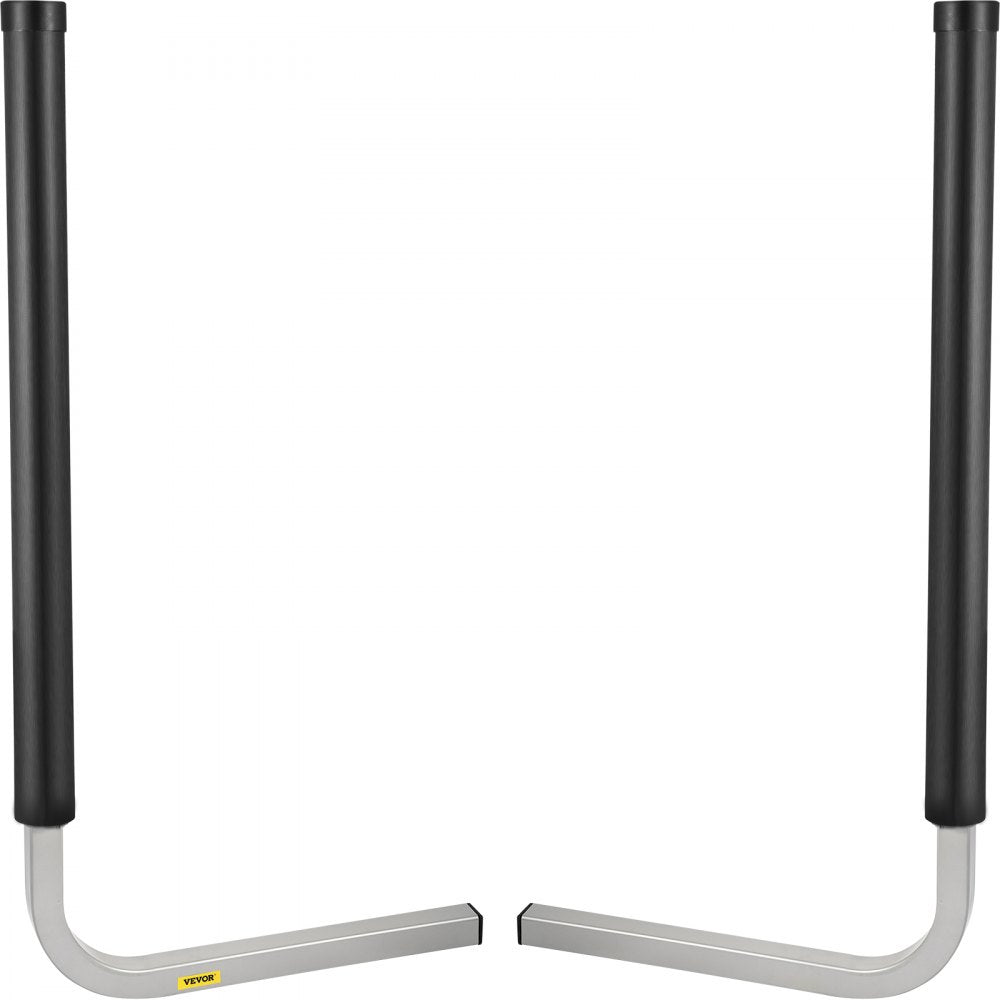 VEVOR Boat Trailer Guide-ons, 40\", 2PCS Rustproof Galvanized Steel Trailer Guide ons, Trailer Guides with Black PVC Pipes, Mounting Parts Included, for Ski Boat, Fishing Boat or Sailboat Trailer