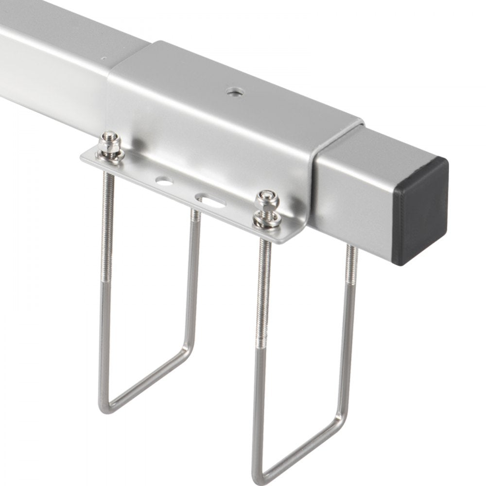 VEVOR Boat Trailer Guide-ons, 40\", 2PCS Rustproof Galvanized Steel Trailer Guide ons, Trailer Guides with Black PVC Pipes, Mounting Parts Included, for Ski Boat, Fishing Boat or Sailboat Trailer