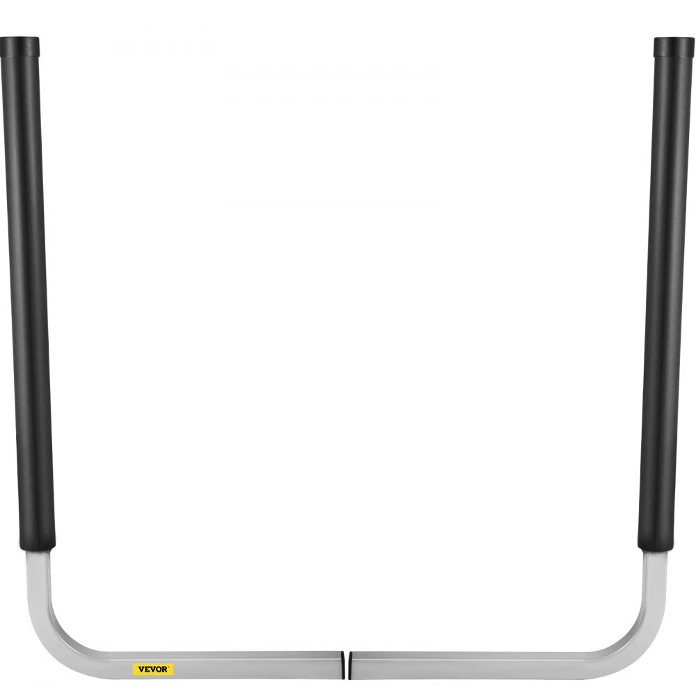 VEVOR Boat Trailer Guide-ons, 40\", 2PCS Rustproof Galvanized Steel Trailer Guide ons, Trailer Guides with Black PVC Pipes, Mounting Parts Included, for Ski Boat, Fishing Boat or Sailboat Trailer