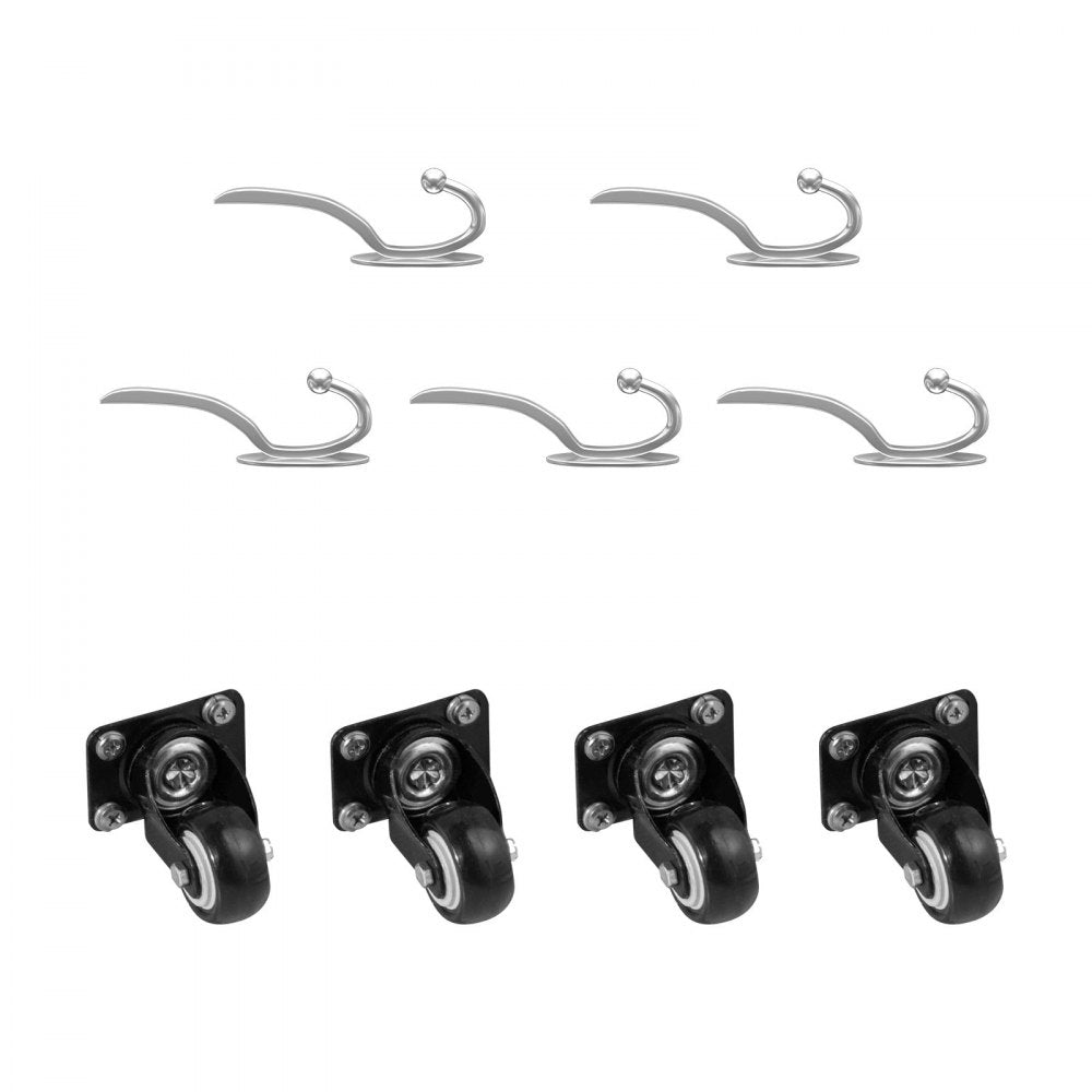 36-Inch High 8-Section Mobile Storage Cabinet for Preschool Classrooms