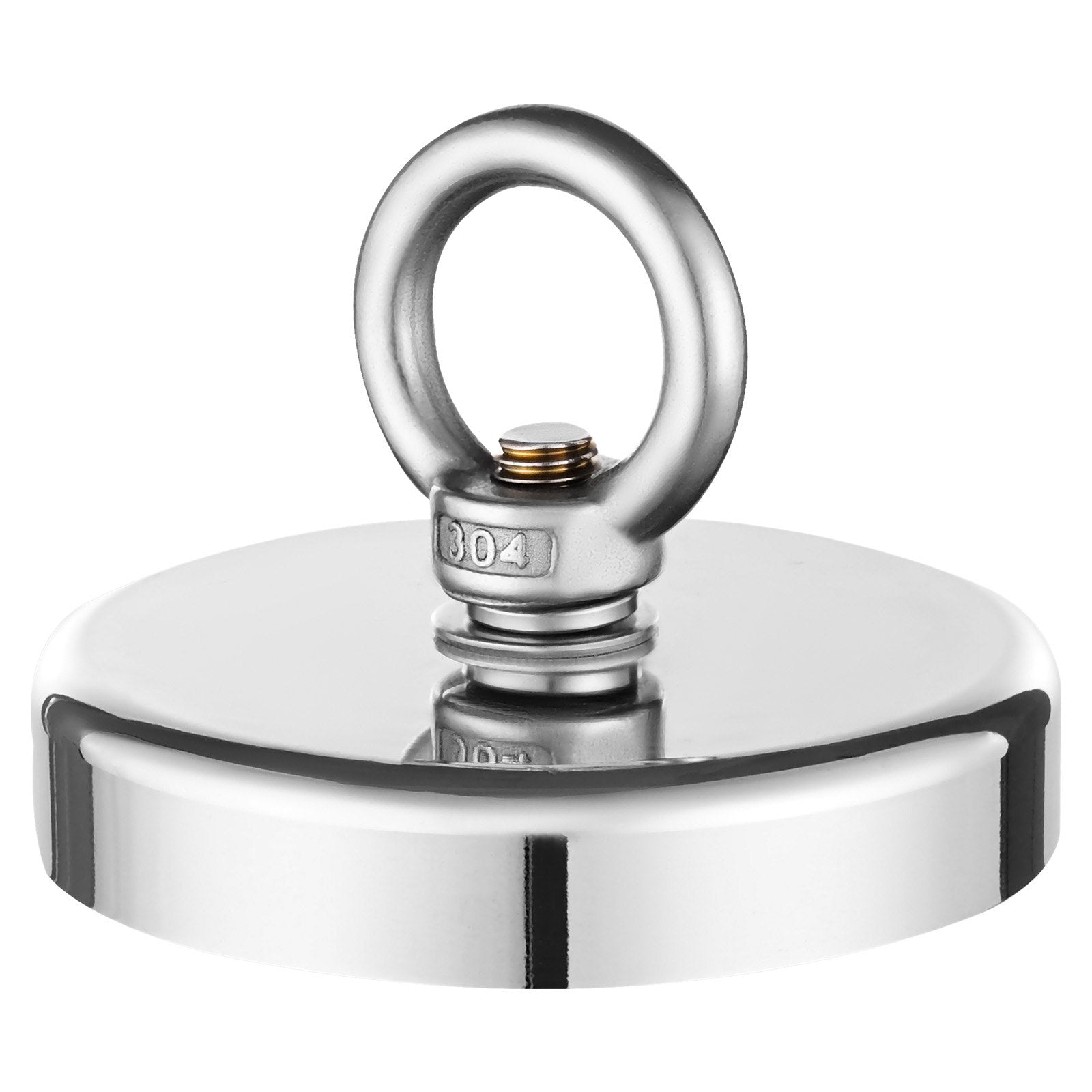 Super Strong 1000 LBS Neodymium Fishing Magnet for River Retrieval, Heavy-Duty Magnetic Hanging with Handle, Rust-Proof Design