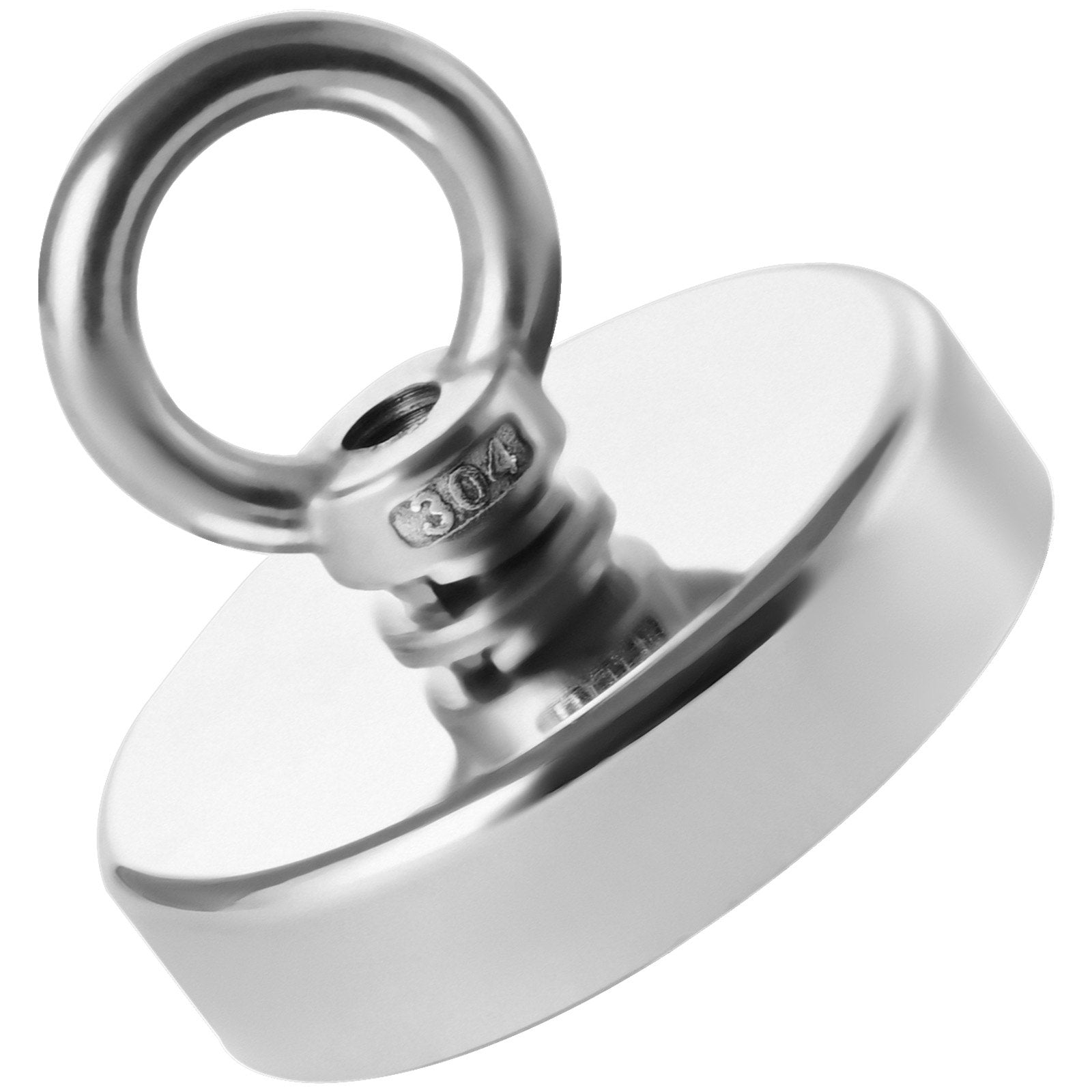Super Strong Neodymium Fishing Magnet, 700 LBS Pulling Force, Ideal for River Retrieval, Heavy Hanging, Rust-Proof Design, 2.36" Diameter