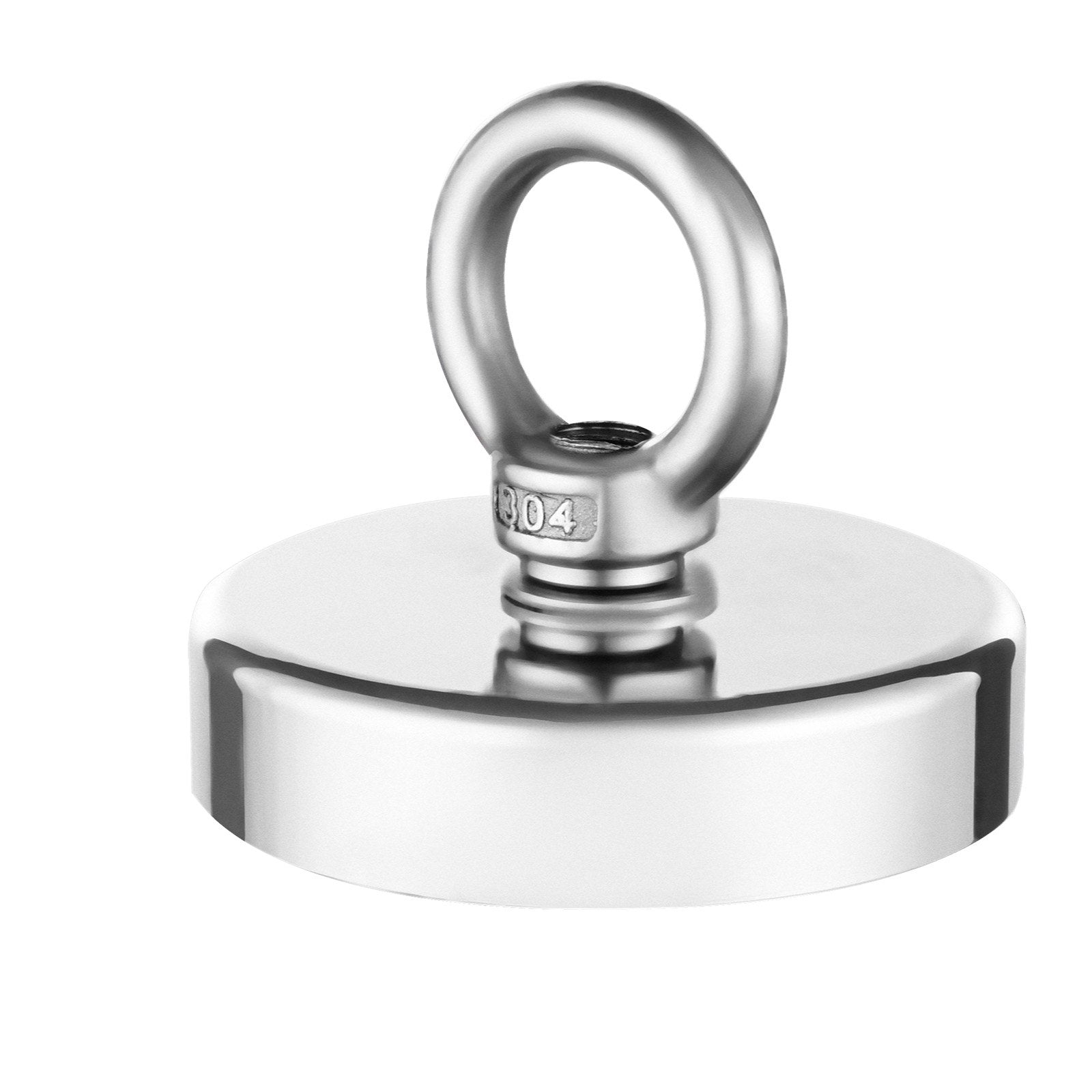 Super Strong Neodymium Fishing Magnet, 700 LBS Pulling Force, Ideal for River Retrieval, Heavy Hanging, Rust-Proof Design, 2.36" Diameter