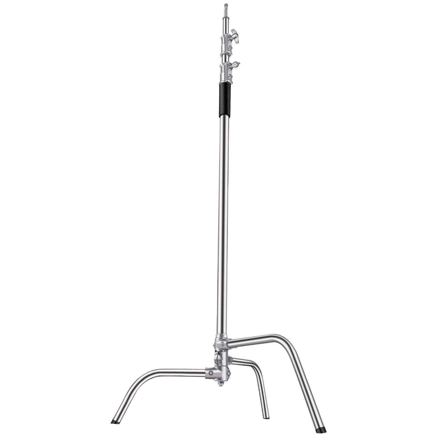Heavy Duty Stainless Steel C Stand for Photography | Max Height 10.83 ft, 44 lbs Load | Adjustable Light Stand for Studio Softbox, Monolight, Reflector