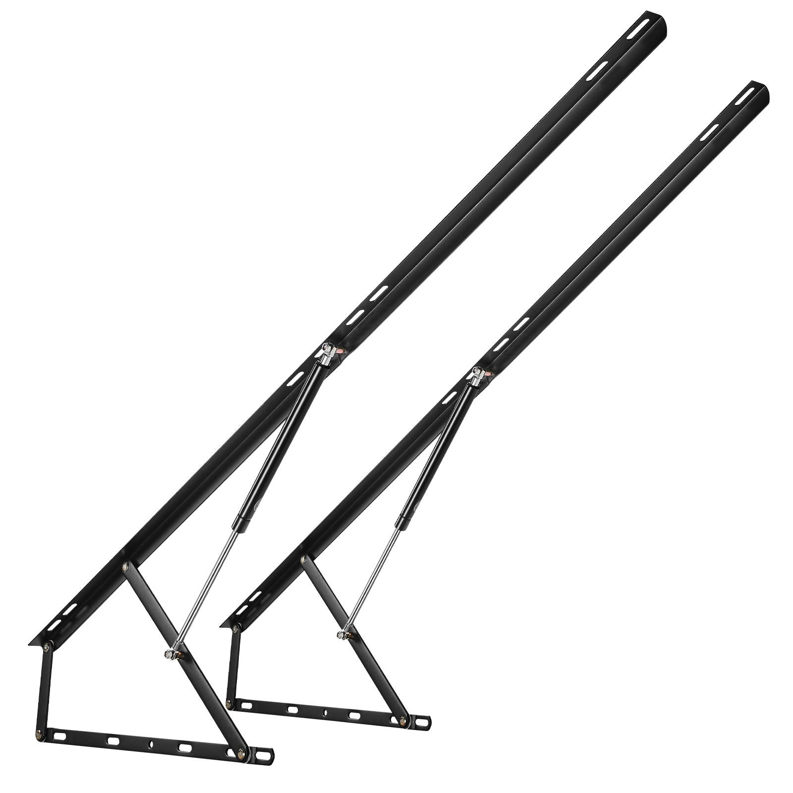 DIY Wall Bed Kit with Heavy Duty Pneumatic Support – Extra-Large 59x79 in, 309 lbs Capacity for Guestroom, Space-Saving Folding Mechanism