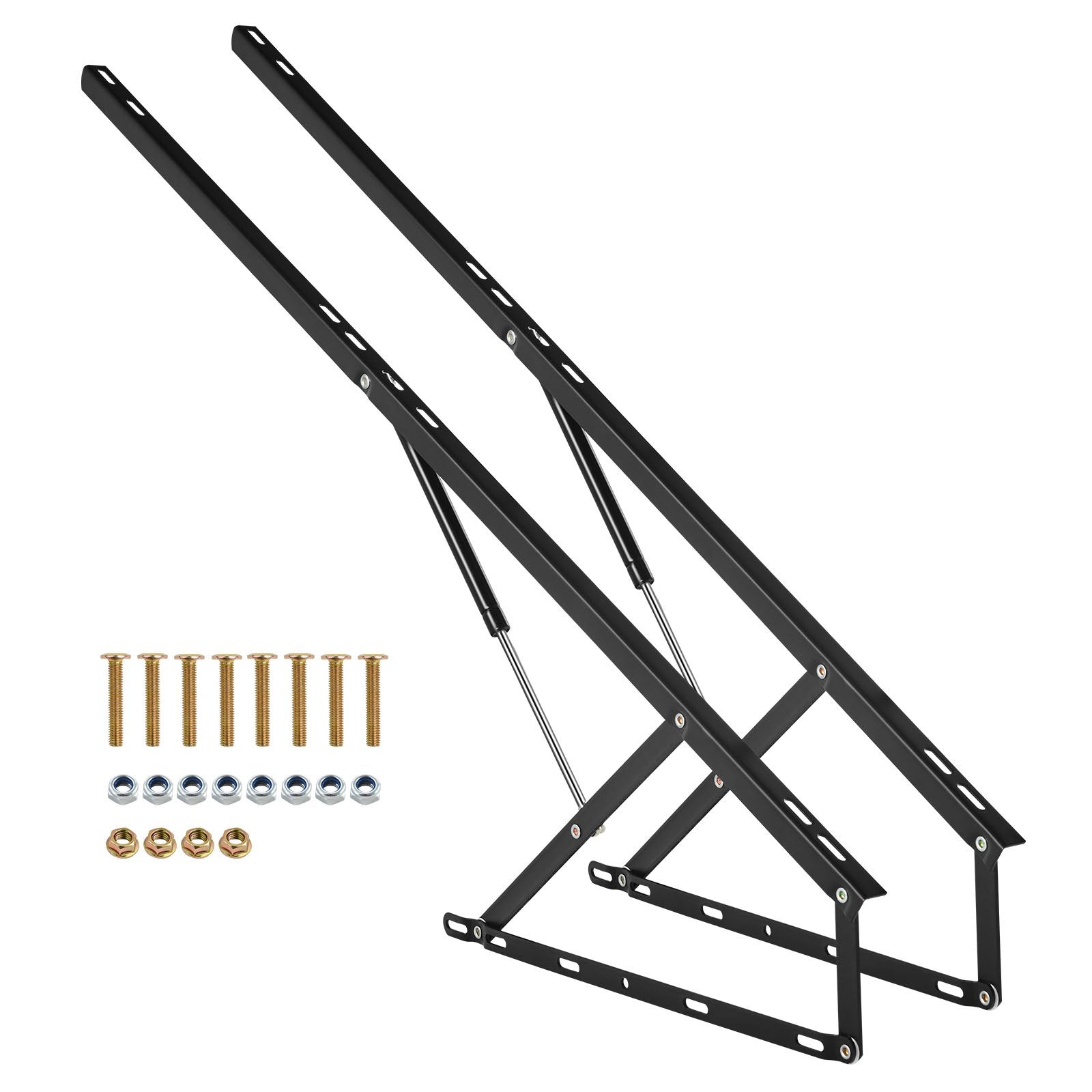 DIY Wall Bed Kit with Heavy Duty Pneumatic Support – Extra-Large 59x79 in, 309 lbs Capacity for Guestroom, Space-Saving Folding Mechanism