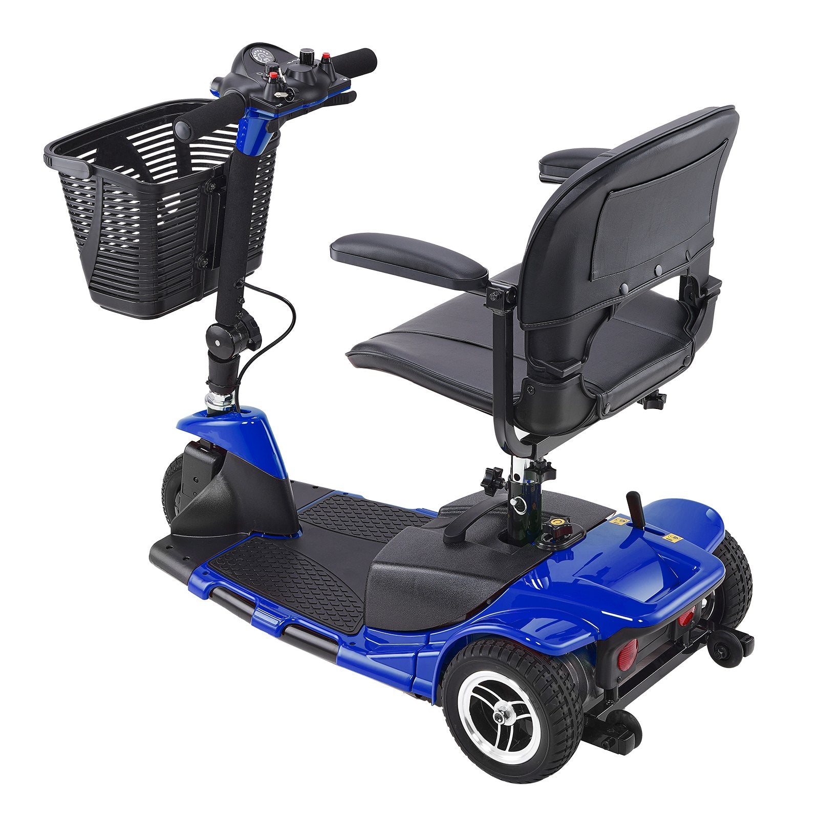 Compact 3-Wheel Electric Folding Mobility Scooter for Adults & Seniors, 12 Mile Range, 265lb Capacity, Ideal for Travel & Climbing 9° Slopes