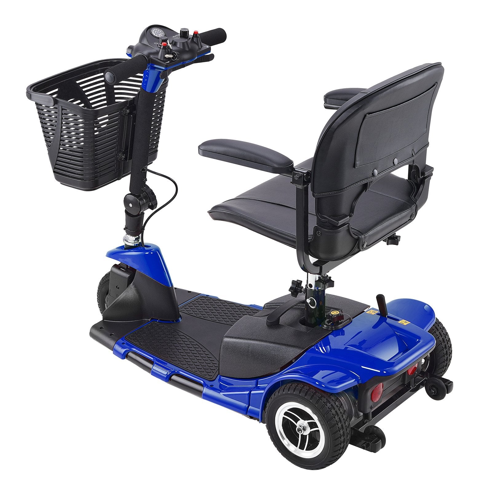 Compact 3-Wheel Electric Folding Mobility Scooter for Adults & Seniors, 12 Mile Range, 265lb Capacity, Ideal for Travel & Climbing 9° Slopes