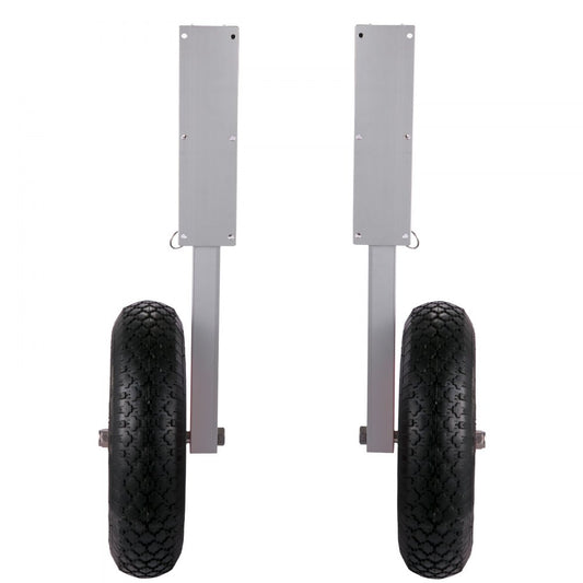 VEVOR Boat Launching Wheels, 15" Boat Transom Launching Wheel, 300 LBS Loading Capacity Inflatable Boat Launch Wheels, Aluminium Alloy Transom Launching Dolly Wheels with 4 PCS of Quick Release Pins