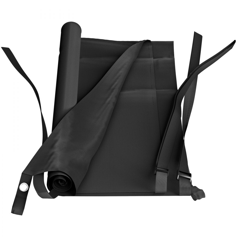 VEVOR T-Top Sun Shade Kit 4\' x 5\', UV-Proof 600D Polyester T-top Extension Kit with Rustproof Steel Telescopic Poles, Waterproof T-Top Shade Kit, Easy to Assemble for T-Tops ＆ Bimini Top