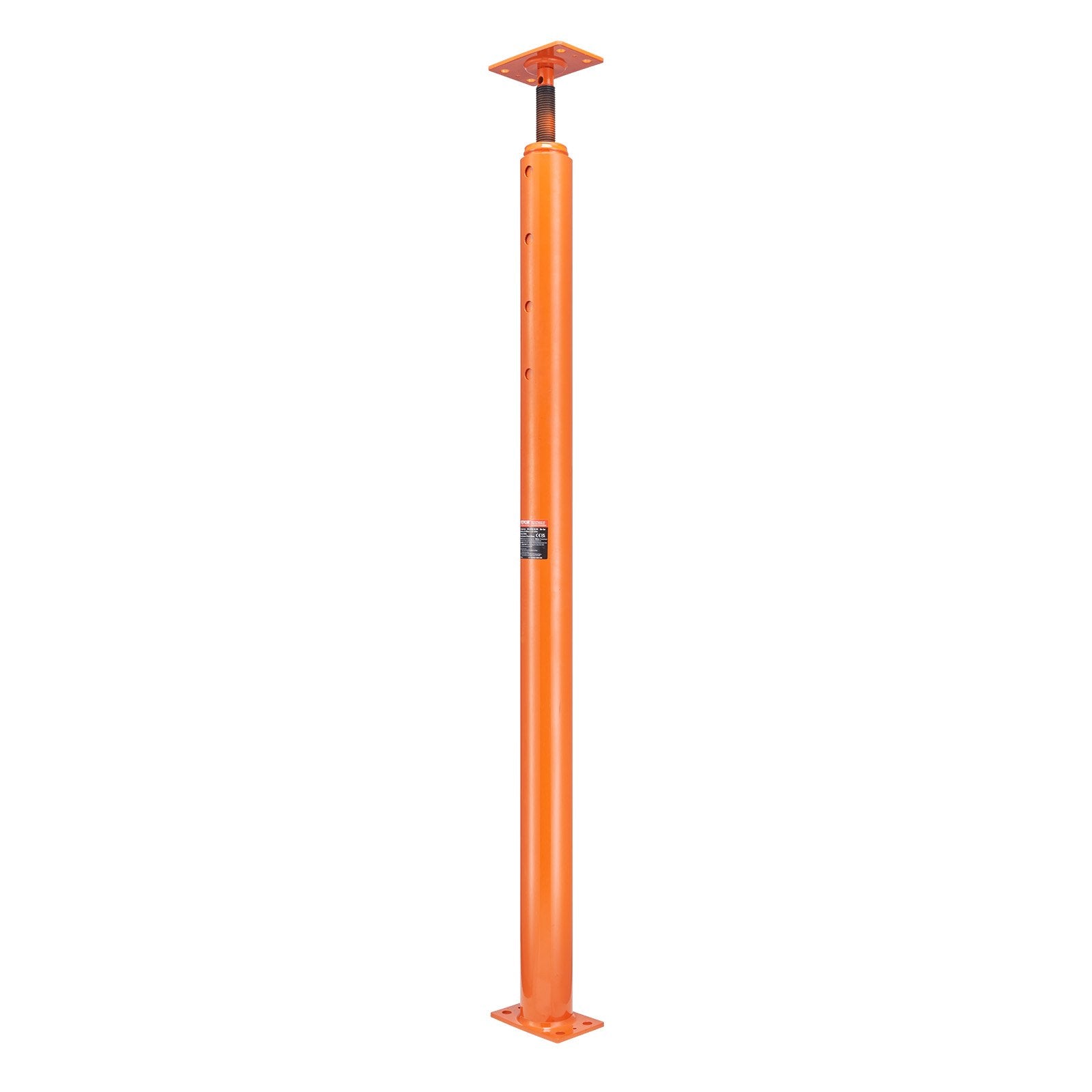 Heavy-Duty Adjustable Basement Floor Jack, 11200 lbs Capacity, 54"-150" Range, Steel Telescoping Post for Leveling & Temporary Support