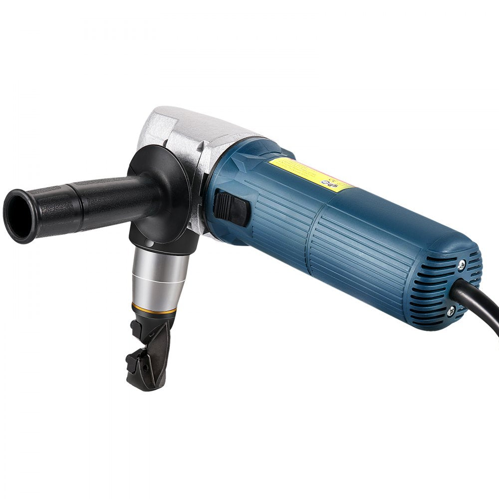High-Speed 625W Electric Metal Nibbler with Replaceable Blades and Storage Case for Cutting Stainless Steel and Aluminum Sheets