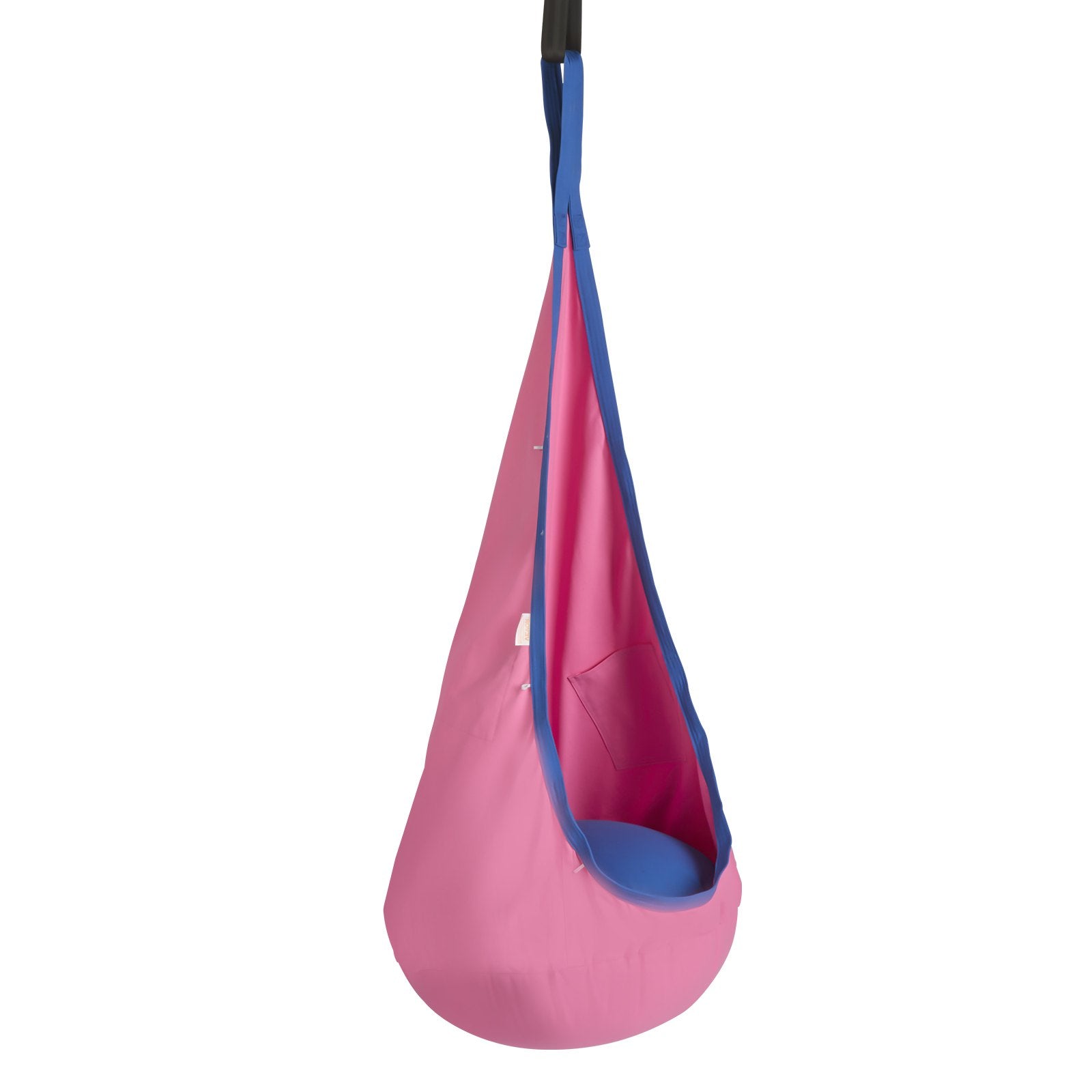 Enchanting Kids Pod Swing Seat with LED Lights, Inflatable Cushion, Sensory Hammock Chair for Indoor & Outdoor Fun, 100% Cotton, 120 lbs Capacity