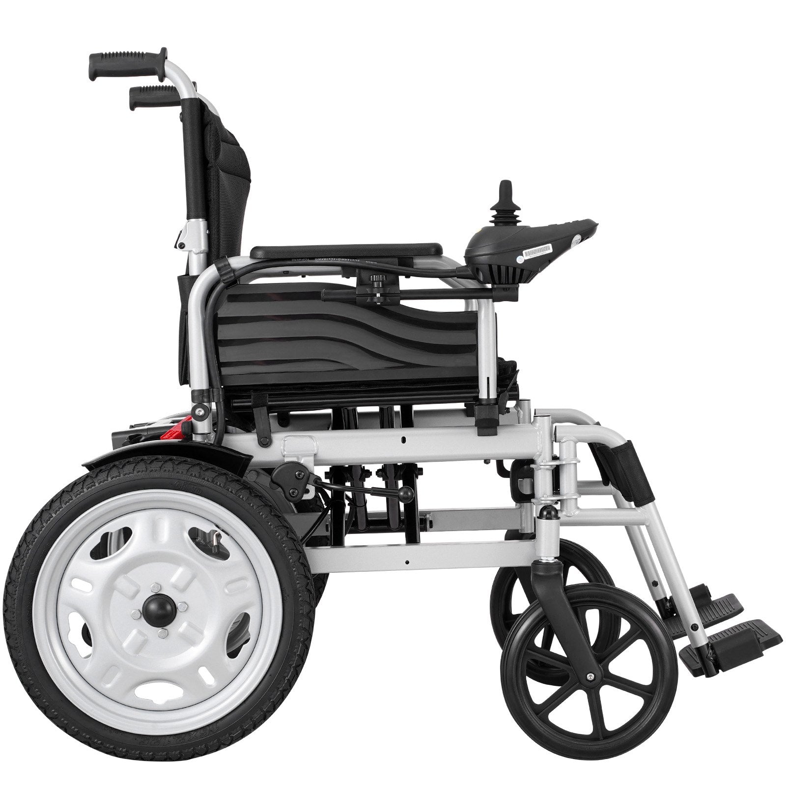 Lightweight Foldable Electric Wheelchair for Adults & Seniors, 265 lbs Capacity, 12.5 Miles Range, All Terrain, Adjustable Backrest