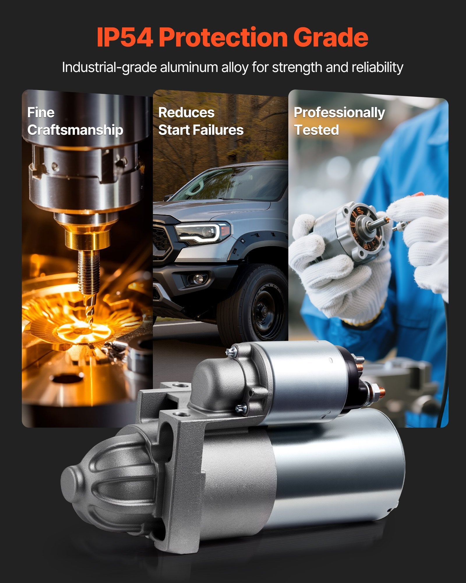 High-Performance Starter Motor 6449 for Oldsmobile Bravada, Isuzu Hombre, GMC Yukon XL - Precision Fit, Reliable OEM Replacement