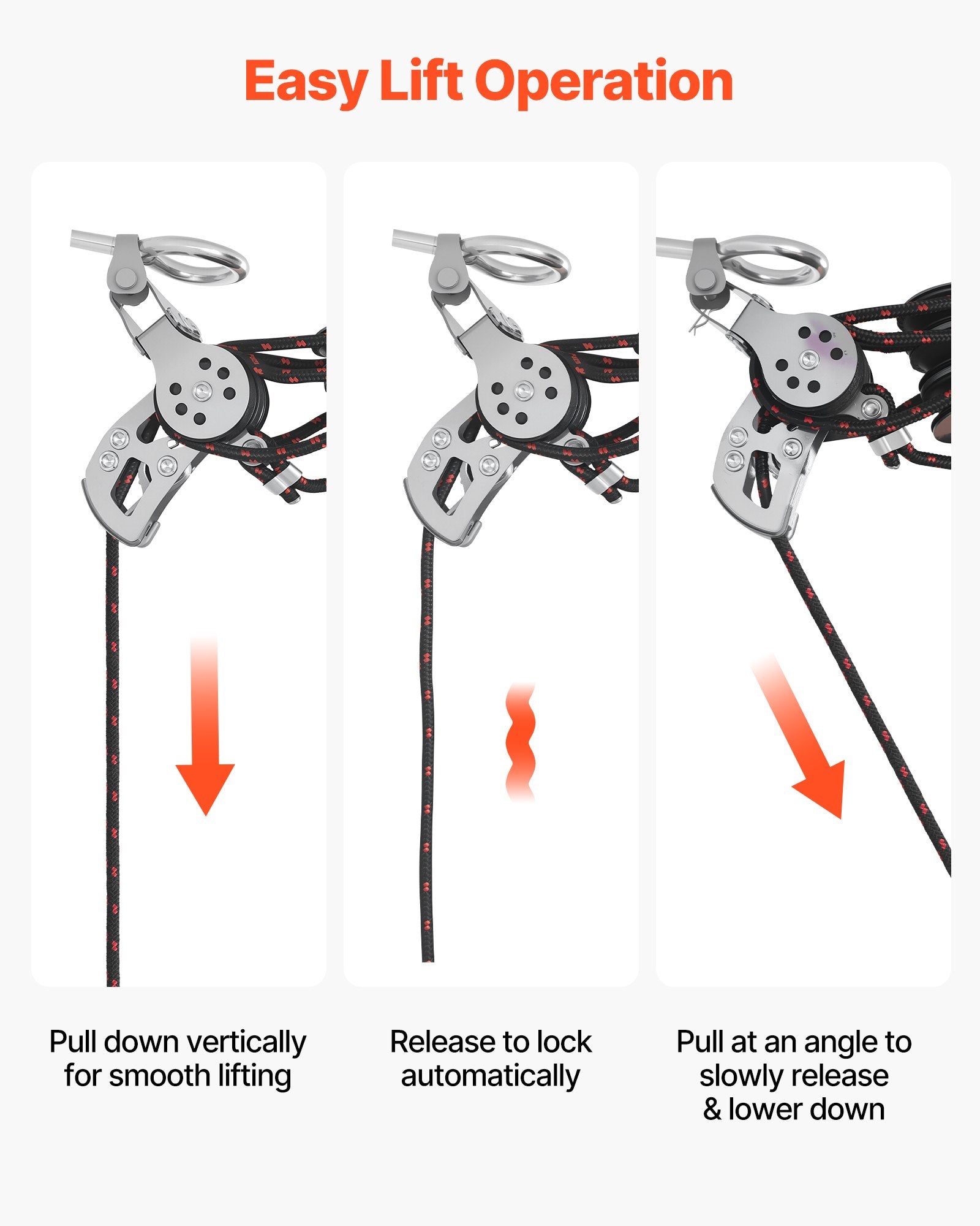 Effortless Jeep Hardtop Removal Lift - 220 lbs Capacity, Anti-Drop Hoist, One-Person Operation, Fits 8-16 ft Ceilings, Perfect for 2-Door & 4-Door Wrangler JK JL & Ford, Maximize Garage Space and Easy Installation