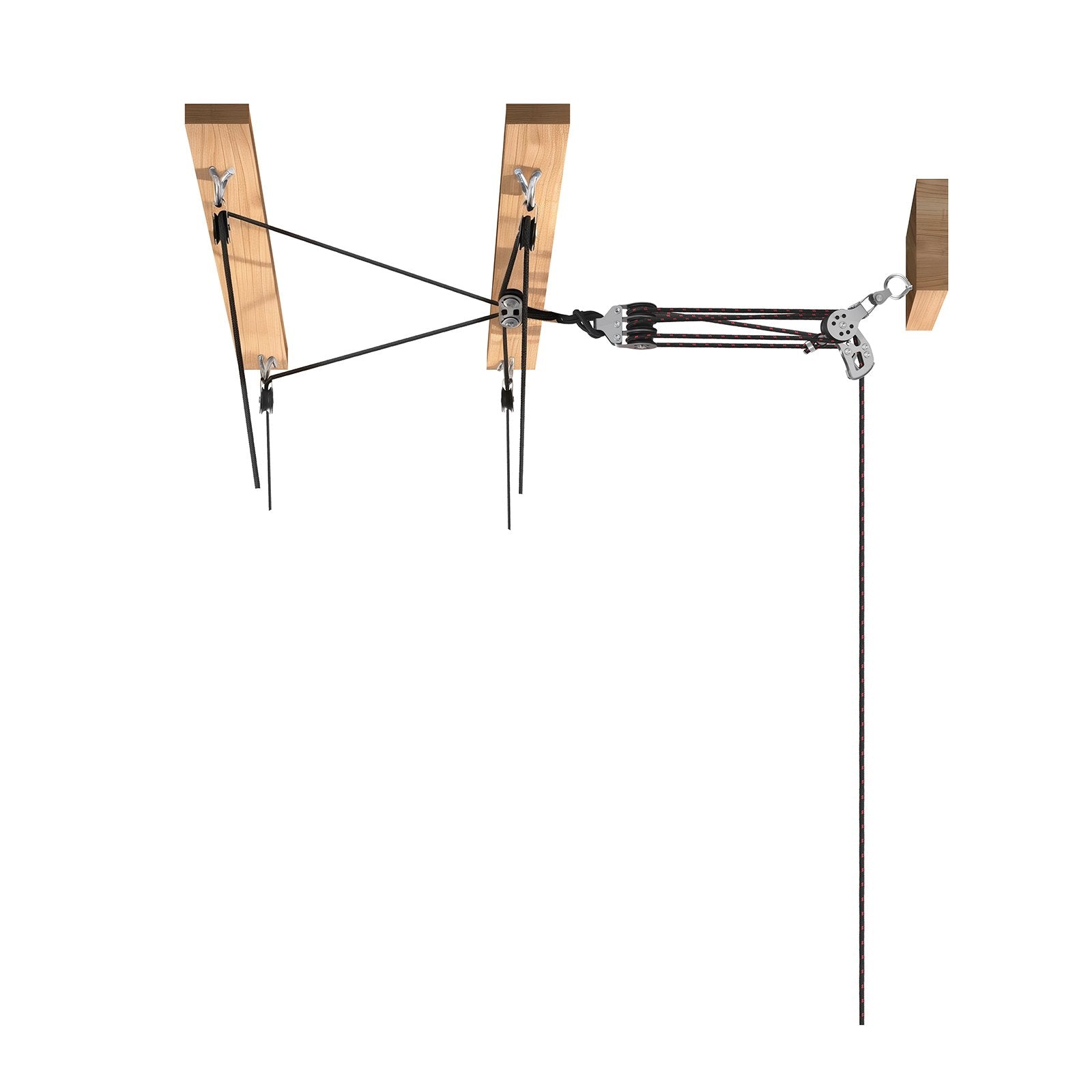 Effortless Jeep Hardtop Removal Lift - 220 lbs Capacity, Anti-Drop Hoist, One-Person Operation, Fits 8-16 ft Ceilings, Perfect for 2-Door & 4-Door Wrangler JK JL & Ford, Maximize Garage Space and Easy Installation