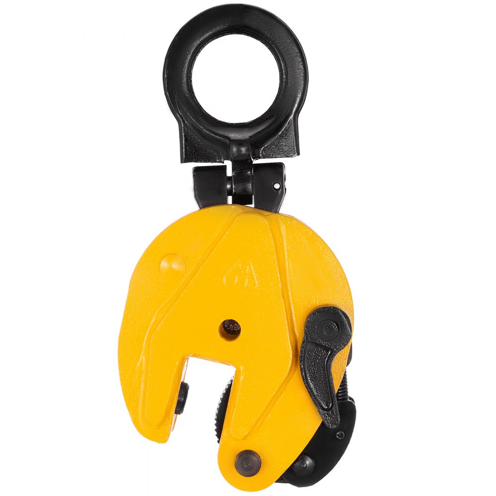 Heavy-Duty Vertical Lifting Clamp for Industrial Steel Plates - 1760 lbs Capacity