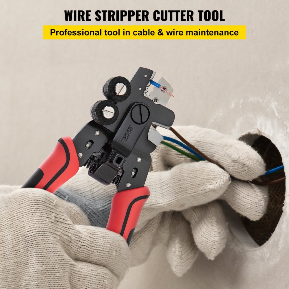 Versatile 4-in-1 Fiber Optic and Wire Stripping Pliers for Electrical Work and Maintenance Tasks