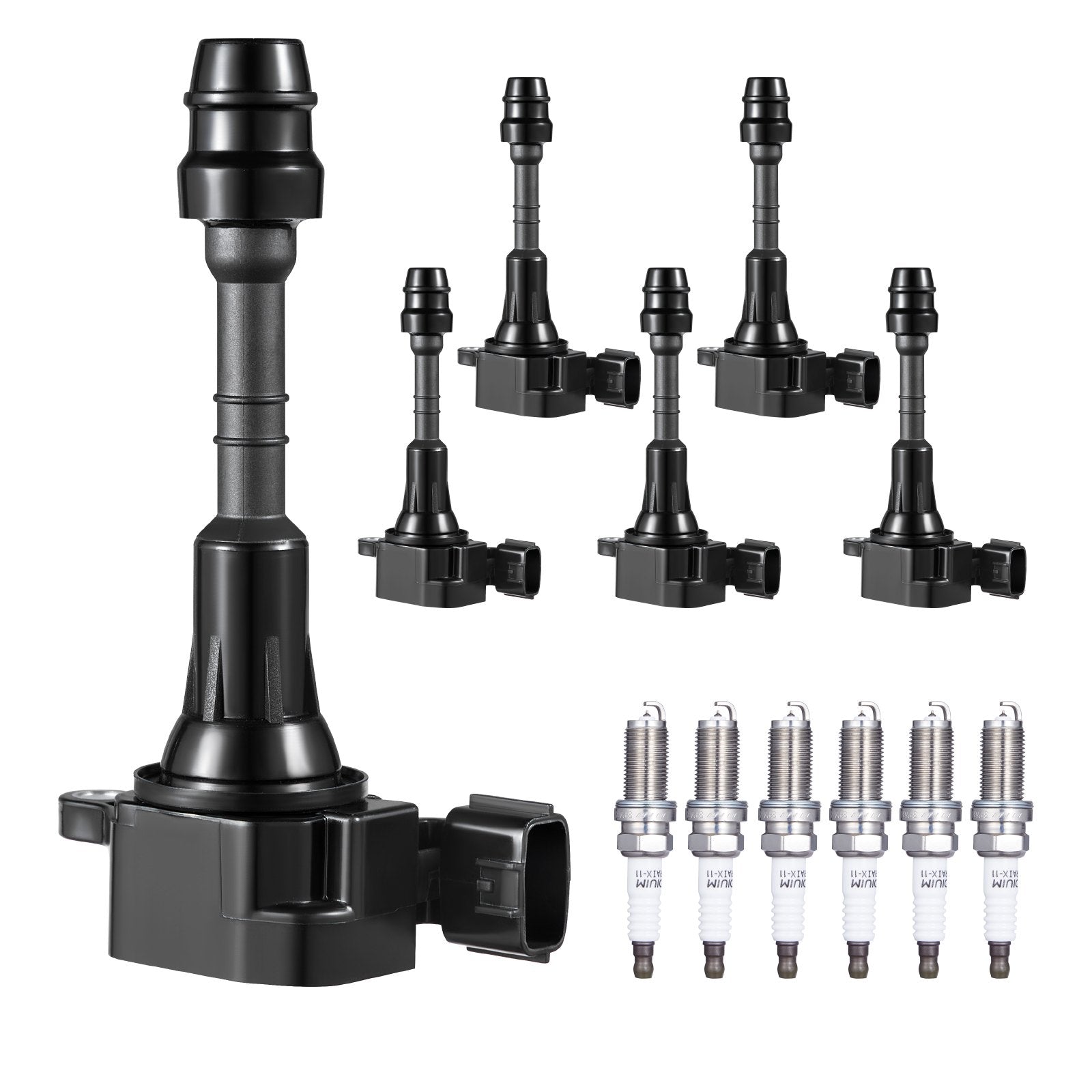 Enhanced Ignition Coil Pack & Spark Plugs Set for Nissan & Infiniti 3.5L 4.0L V6 - UF349 C1406 High Efficiency, Easy Install, Durable