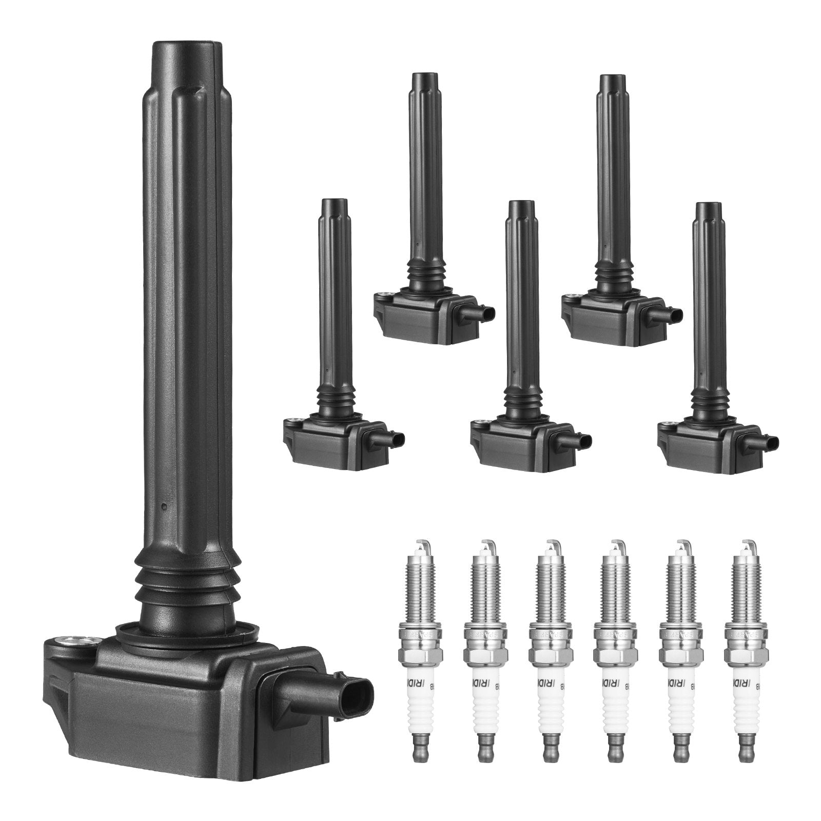 Set of 6 Ignition Coil Pack & Spark Plugs for Dodge, Jeep, Chrysler, Ram 3.6L V6 - High Performance, Easy Install, Durable & Reliable