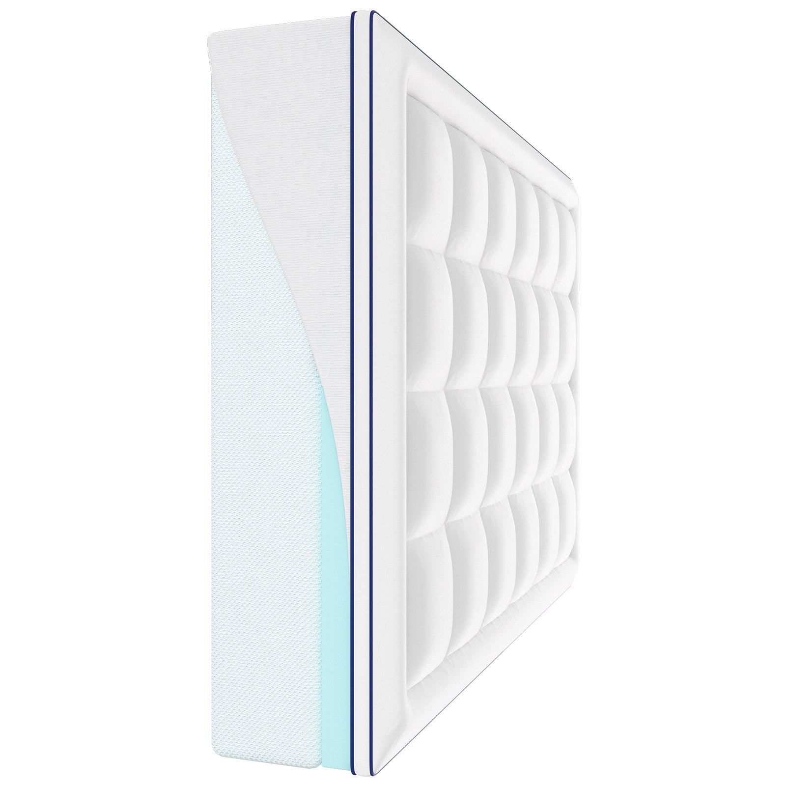 Queen Size 3" Memory Foam Mattress Topper - Ergonomic Pressure Relief, Cooling Comfort, Breathable, Washable, Ideal for Hot Sleepers